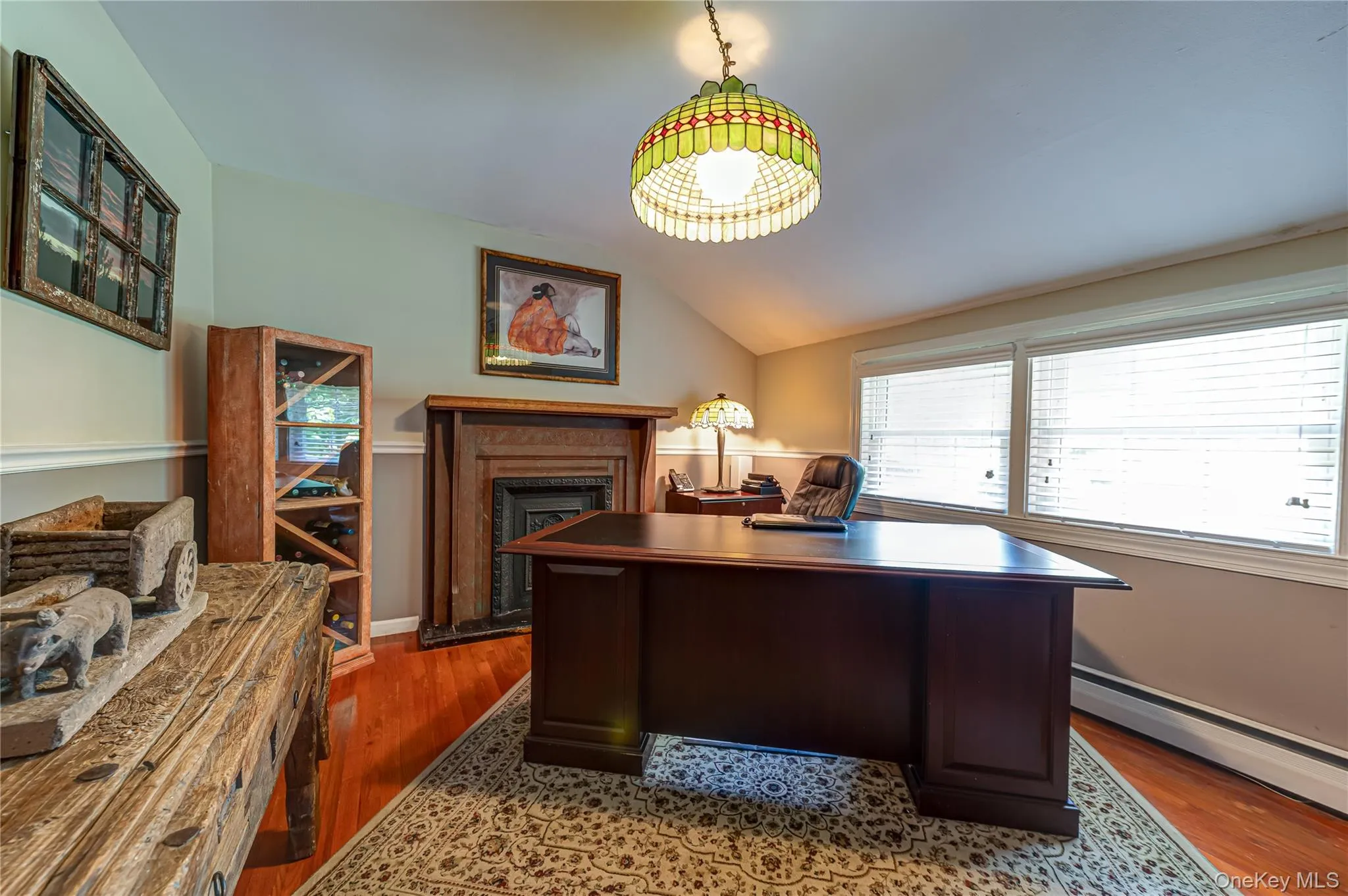 office with hardwood floors, on main level office with hardwood floors, on main level
