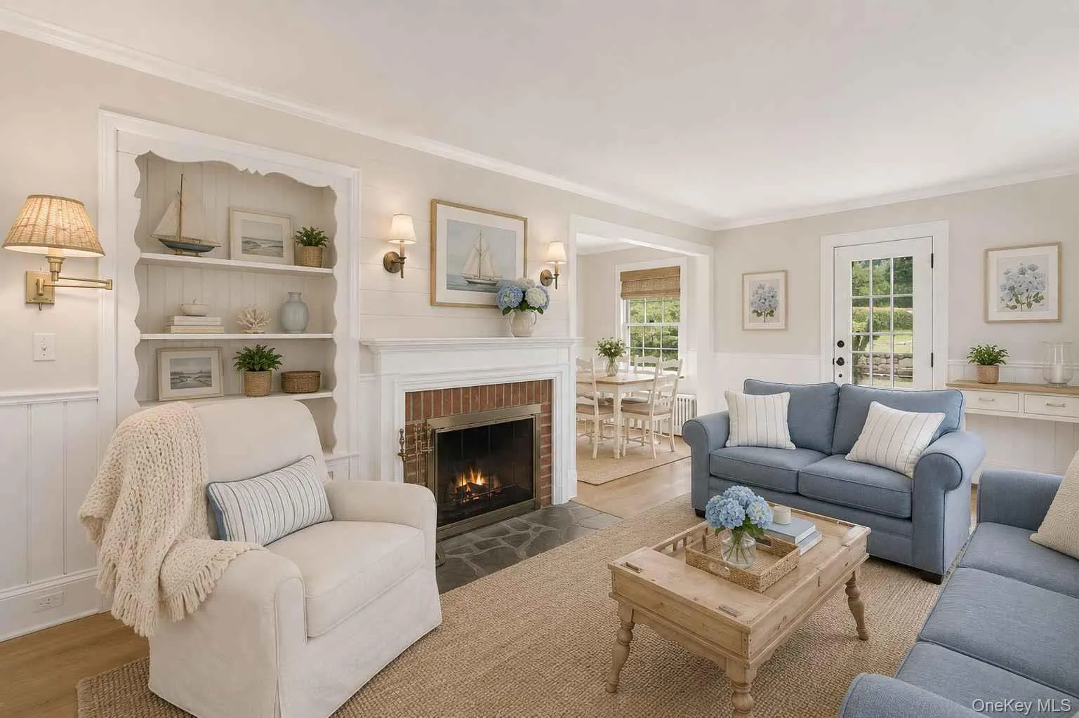 Living room virtually staged Living room virtually staged