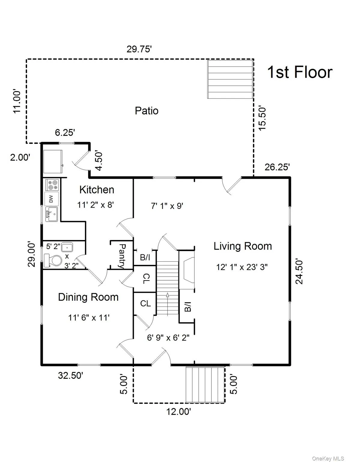 First floor sketch First floor sketch