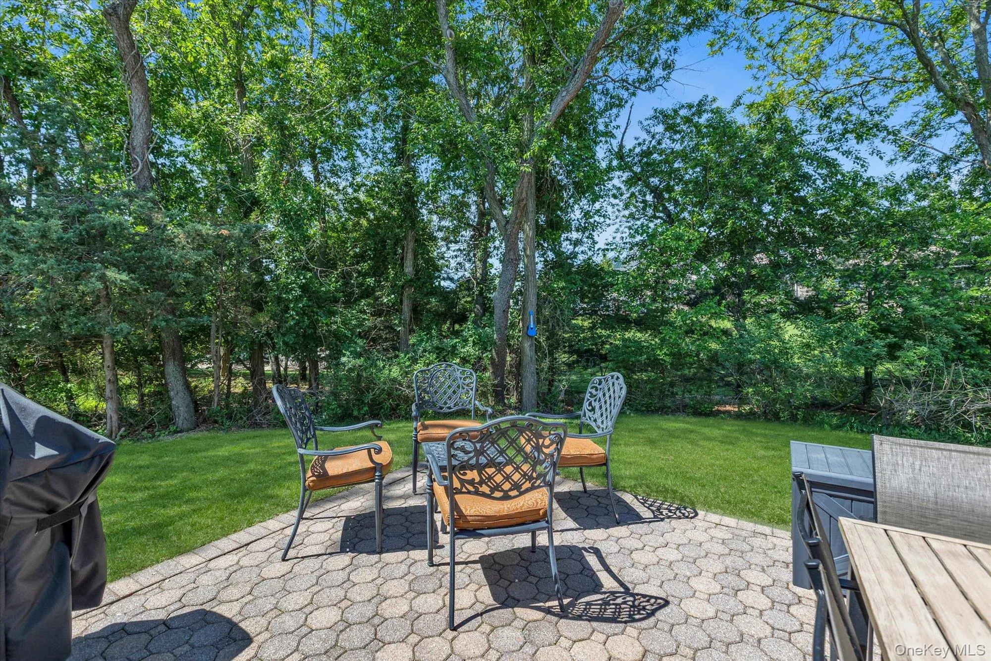 Patio surrounded by nature. Patio surrounded by nature.