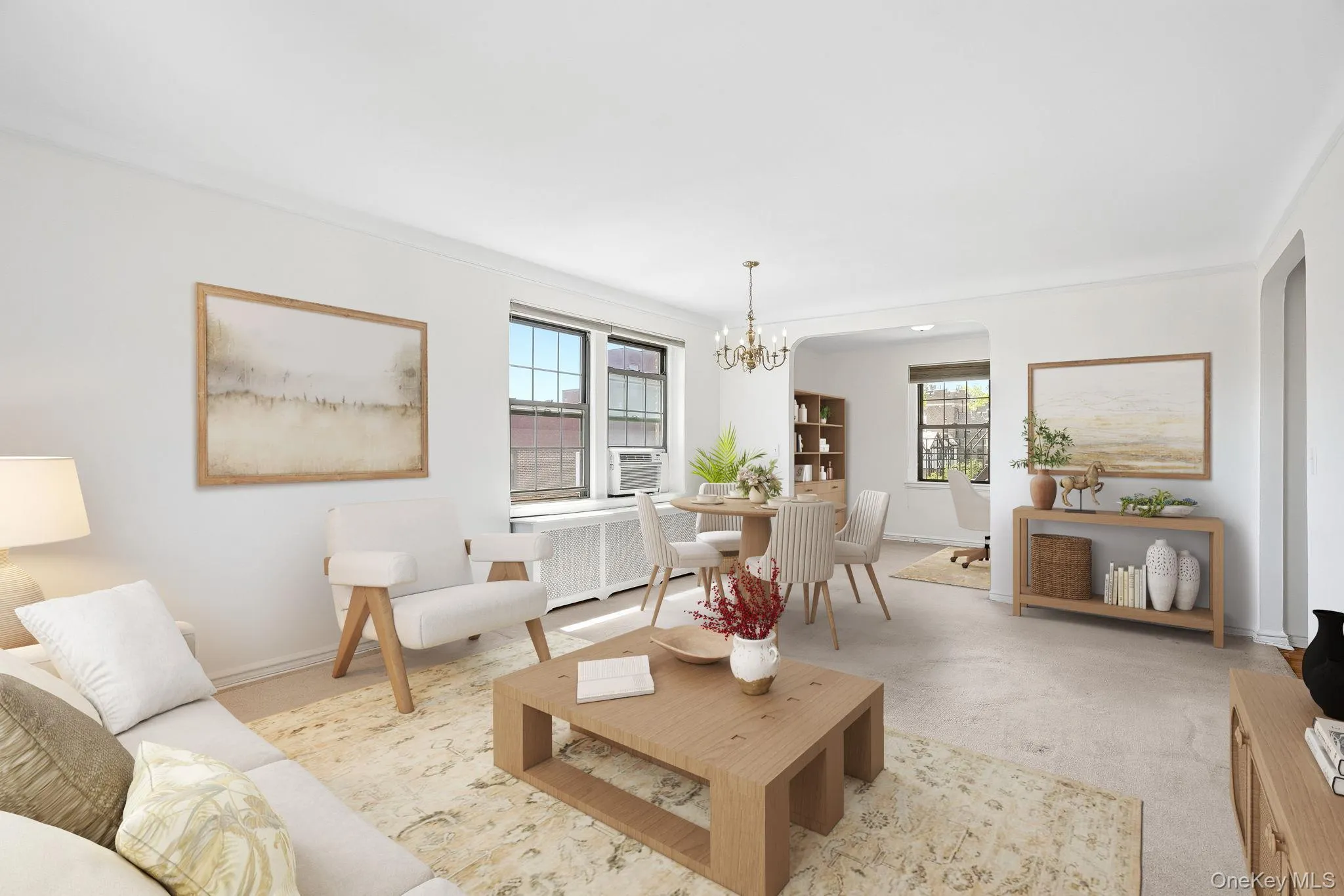 Plenty of room for a beautiful living room setup and dining set! Please note: Photo has been virtually staged. Plenty of room for a beautiful living room setup and dining set! Please note: Photo has been virtually staged.