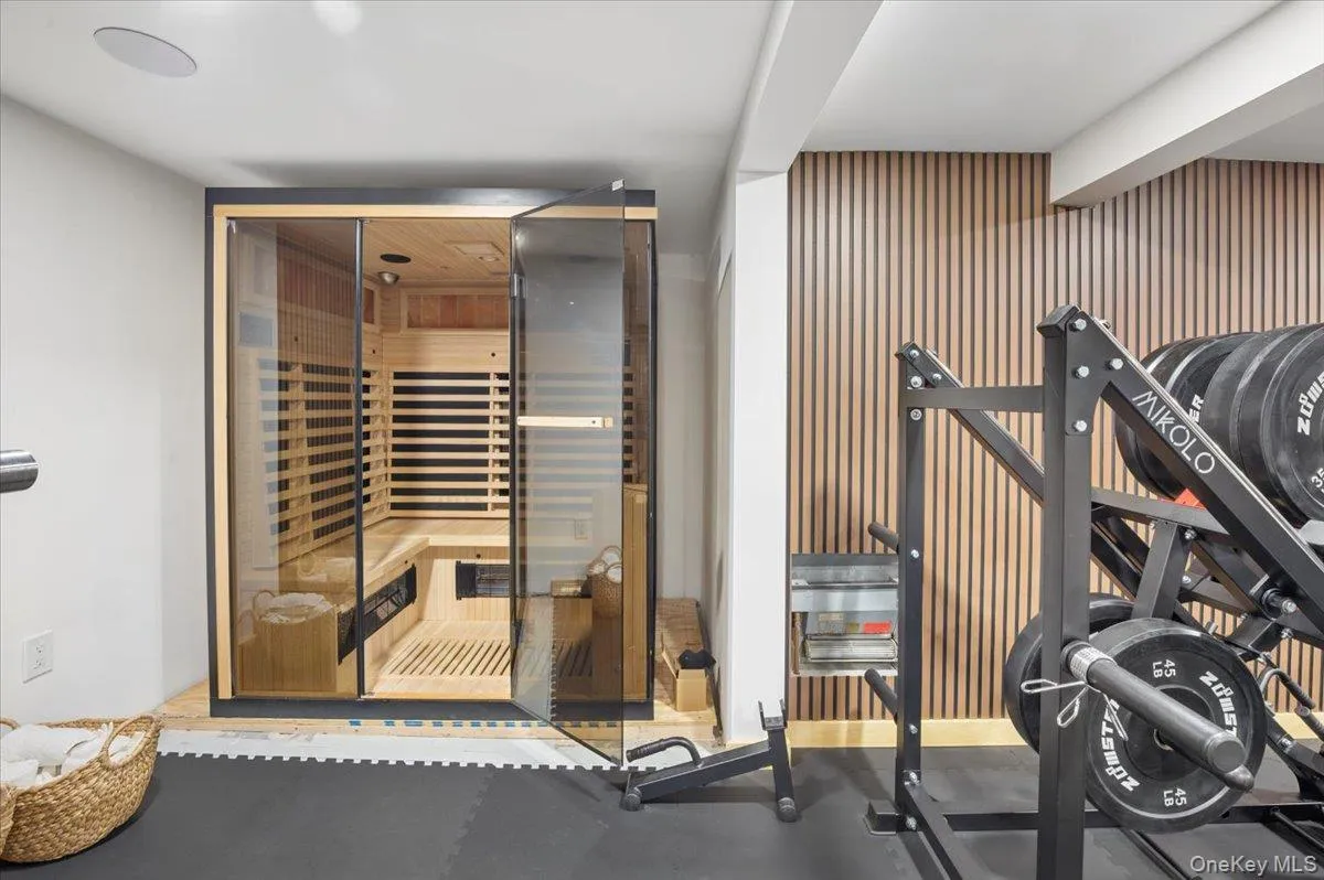 A private indoor sauna. A private indoor sauna.
