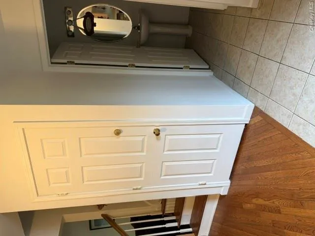 Stairs to basement Stairs to basement