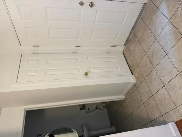 Coat closet, Garage door Coat closet, Garage door
