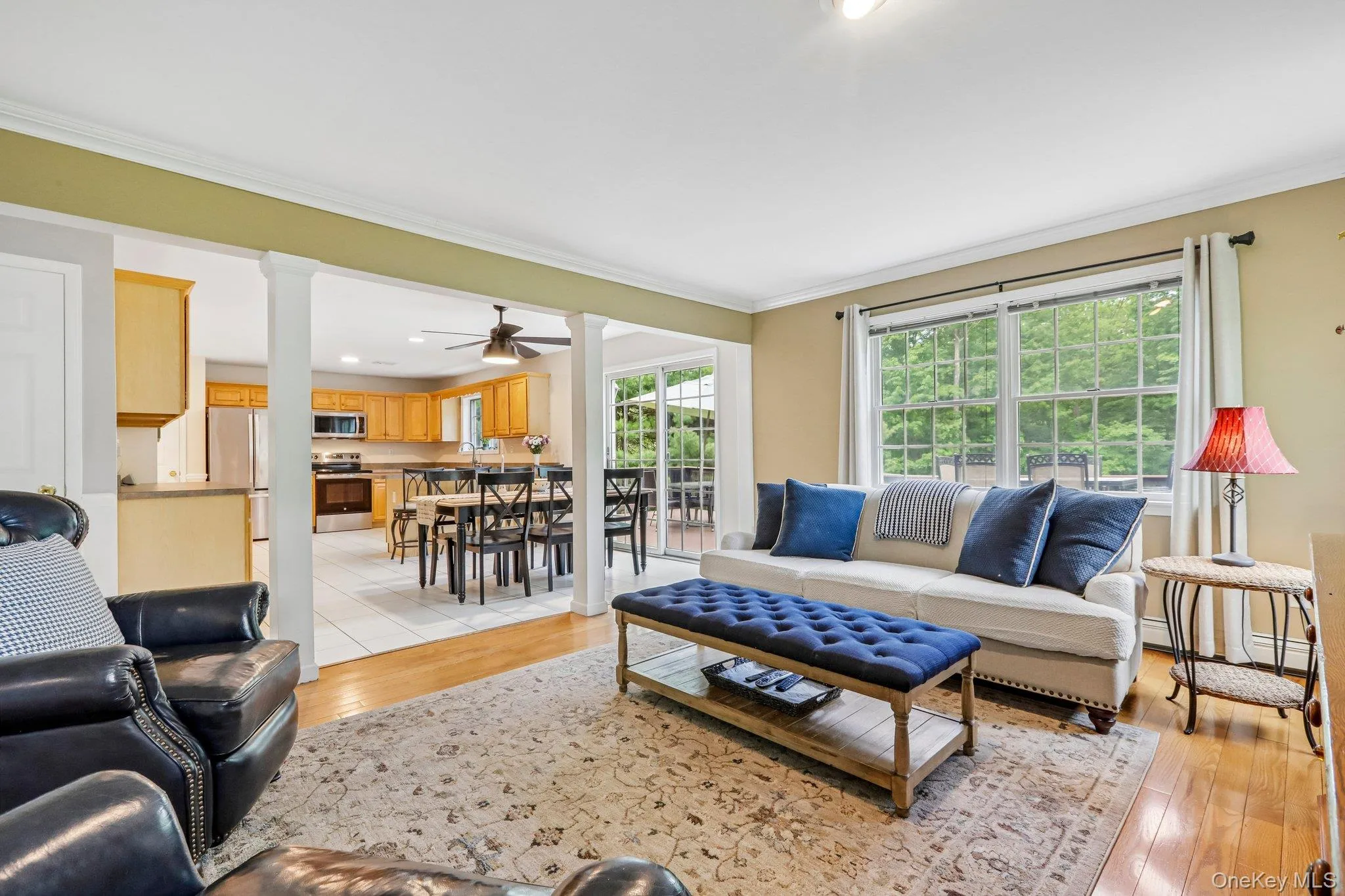 Family room is located just off the kitchen Family room is located just off the kitchen