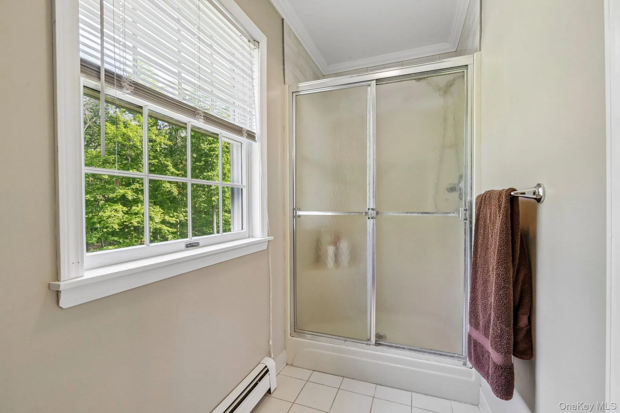 Primary Bath with shower. Primary Bath with shower.