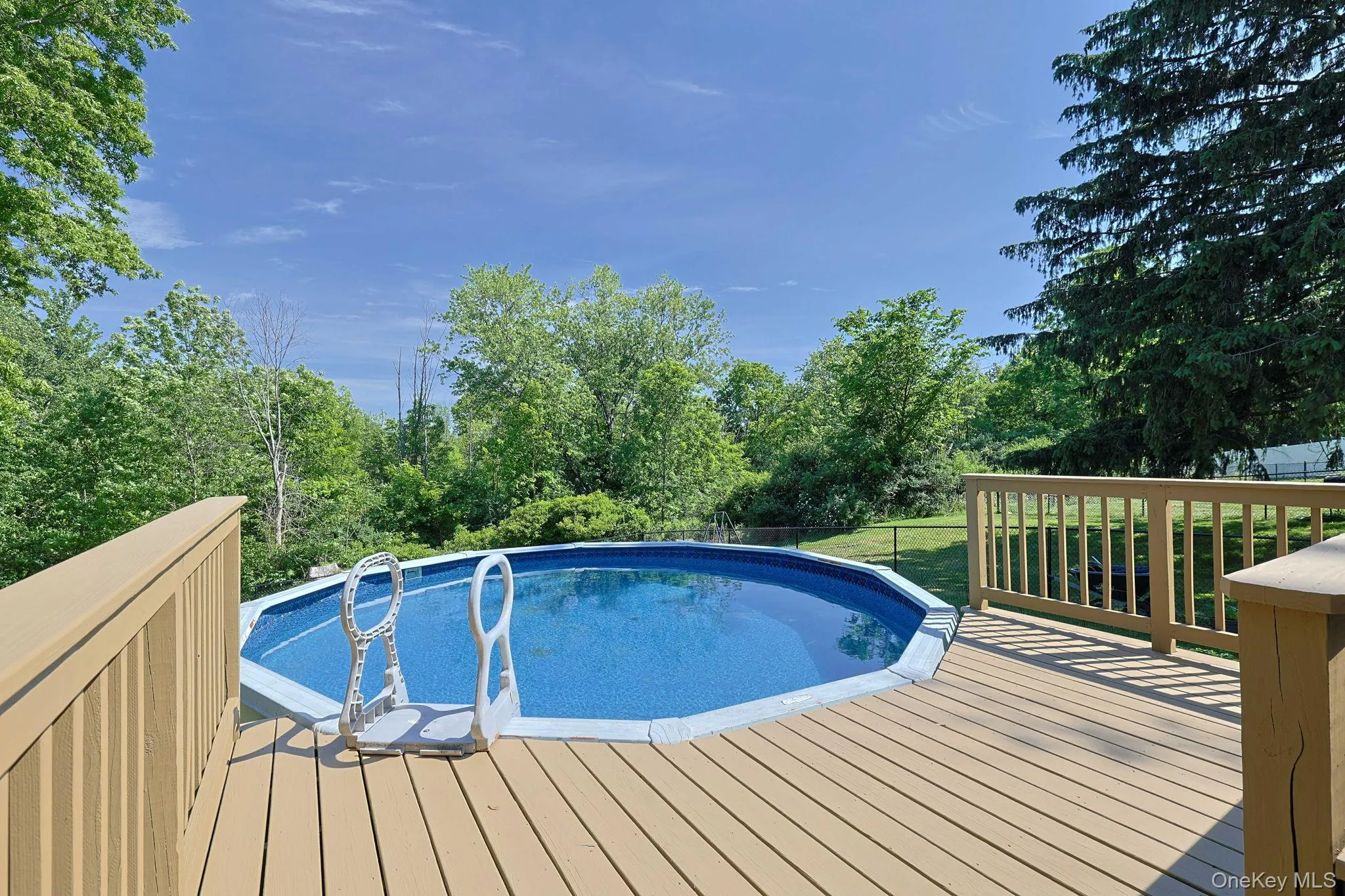 Above ground pool. Above ground pool.
