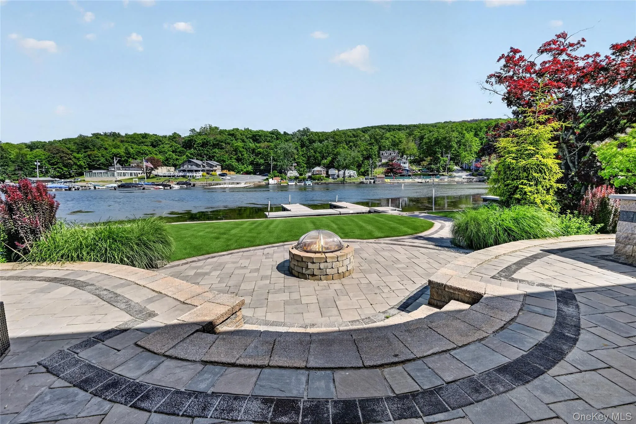 REAR PATIO FACING THE LAKE REAR PATIO FACING THE LAKE