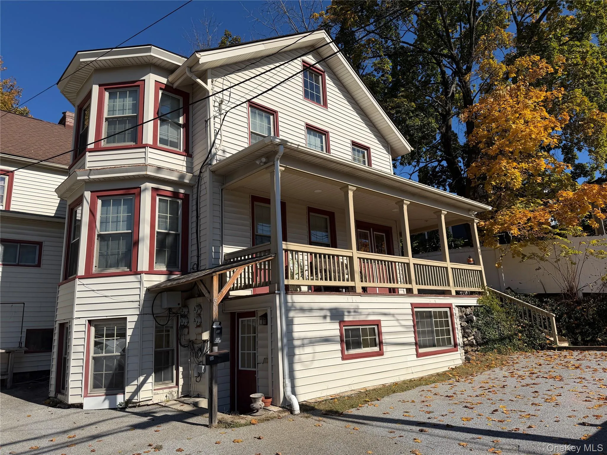 View of front of home. Door on lower Right. View of front of home. Door on lower Right.