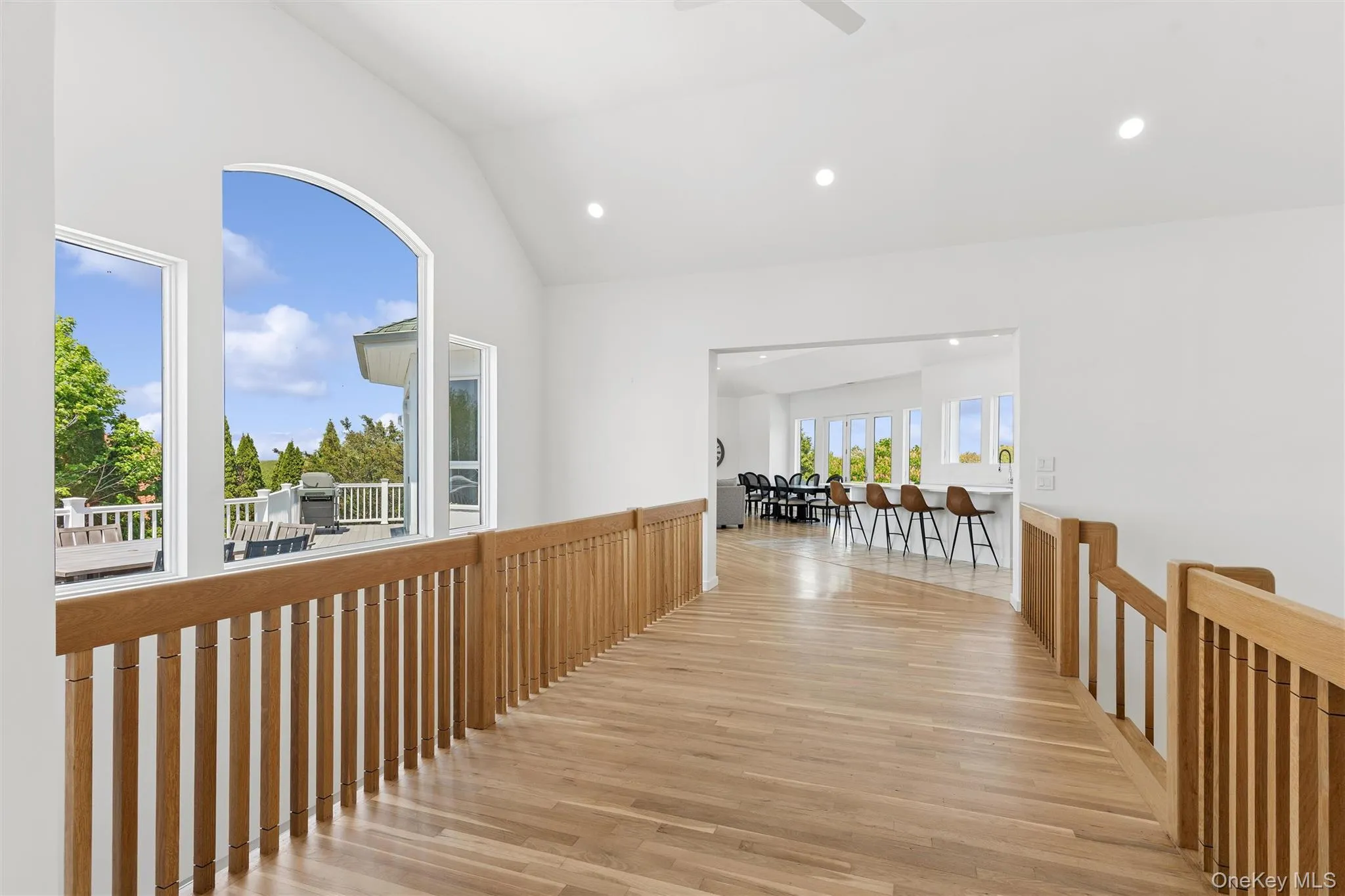 2nd Floor Open-concept upper level featuring light wood-finish flooring, white walls, and recessed lighting 2nd Floor Open-concept upper level featuring light wood-finish flooring, white walls, and recessed lighting
