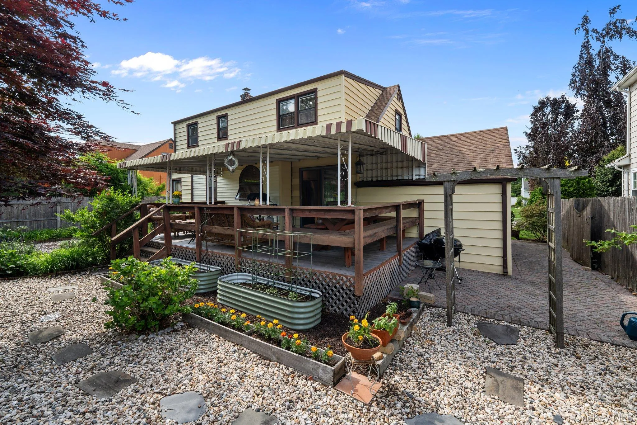 Low maintenance backyard. Low maintenance backyard.