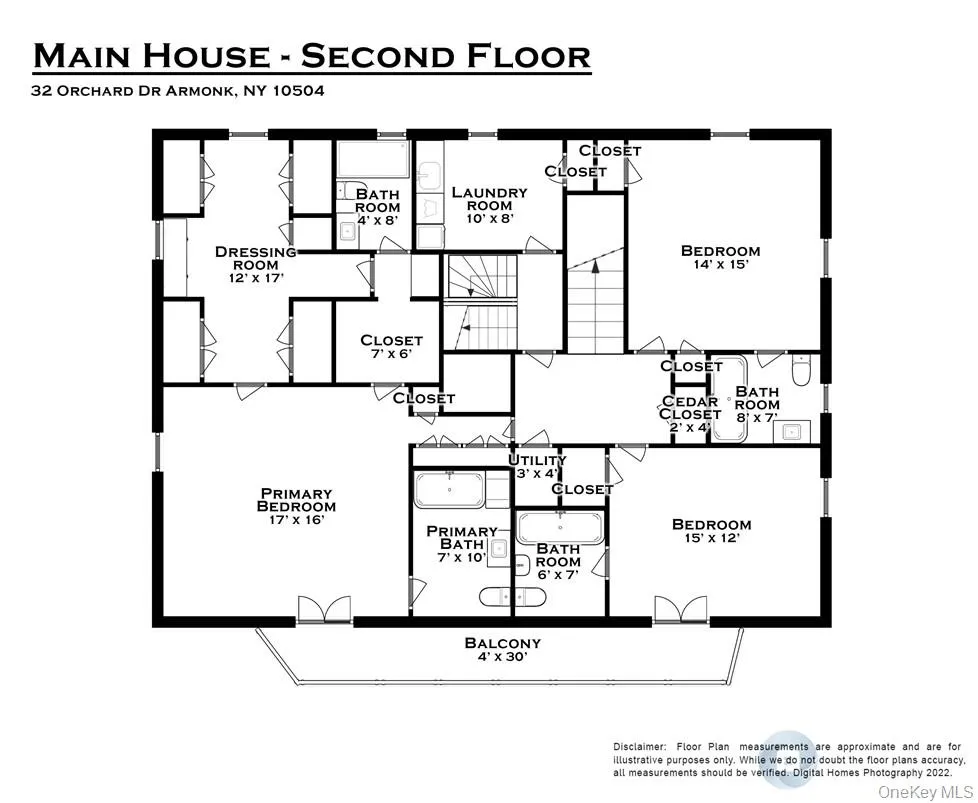 Main House - Second Floor Main House - Second Floor
