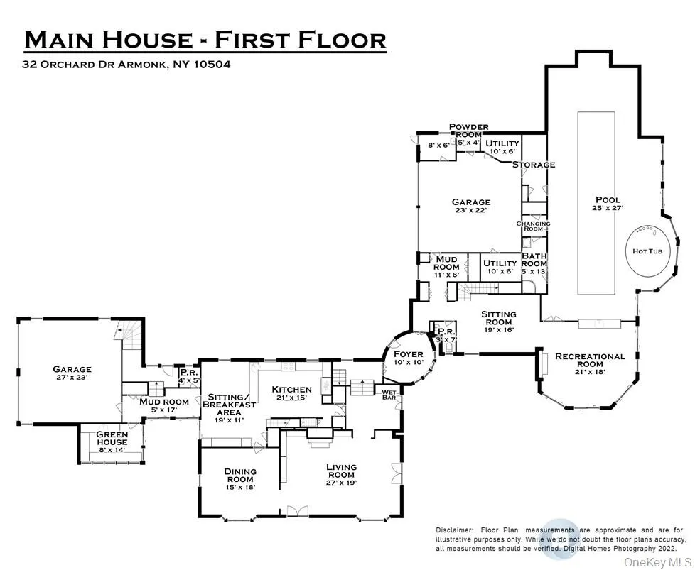 Main House - First Floor Main House - First Floor