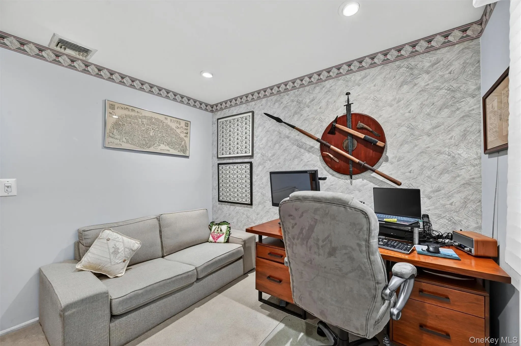 THIRD BEDROOM: Comfortable secondary bedroom offering abundant natural light, neutral finishes. THIRD BEDROOM: Comfortable secondary bedroom offering abundant natural light, neutral finishes.