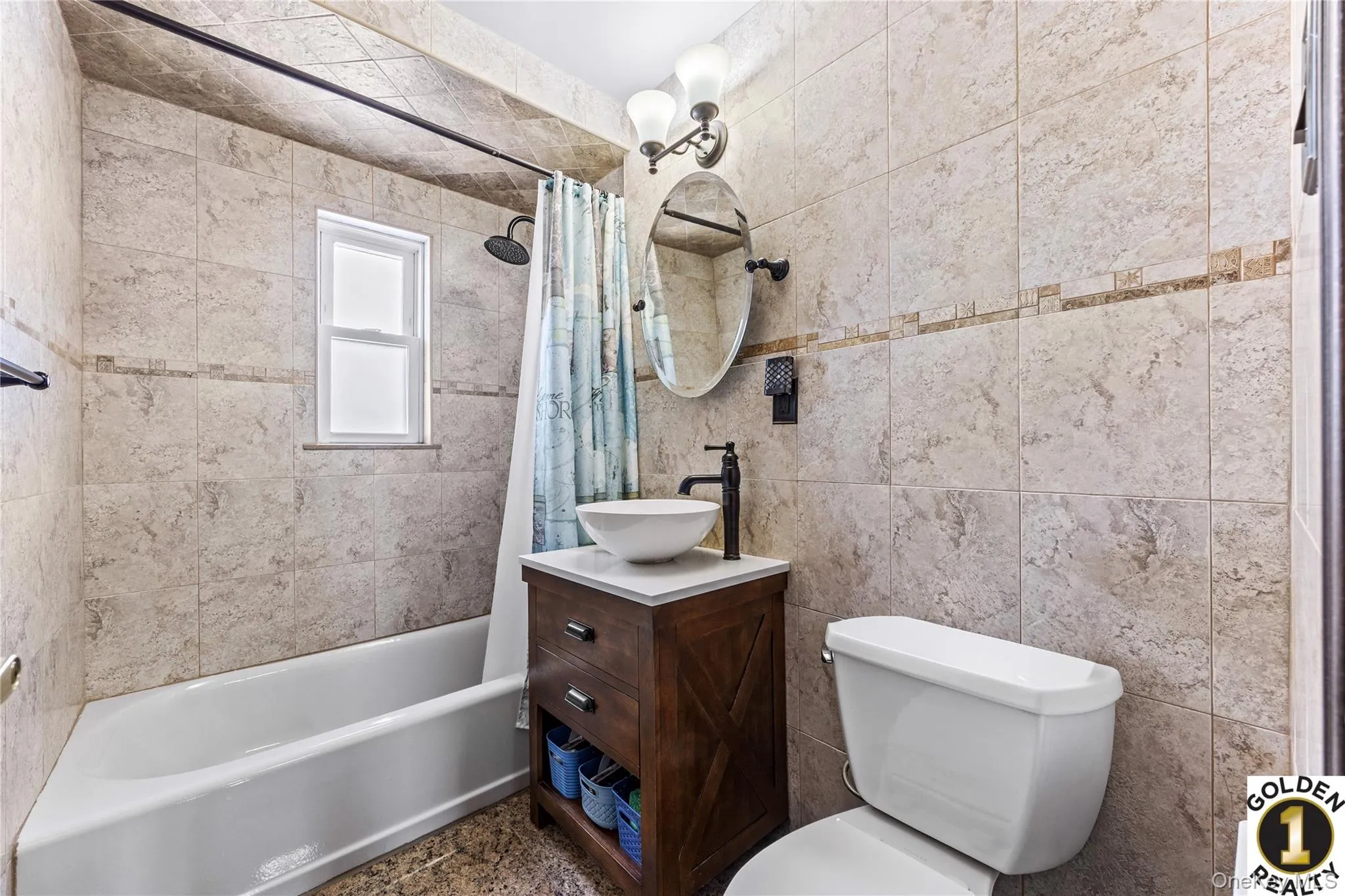 2nd Floor Full Bathroom - Excellent Condition with Granite Flooring and Beautiful Porcelain Tiles 2nd Floor Full Bathroom - Excellent Condition with Granite Flooring and Beautiful Porcelain Tiles