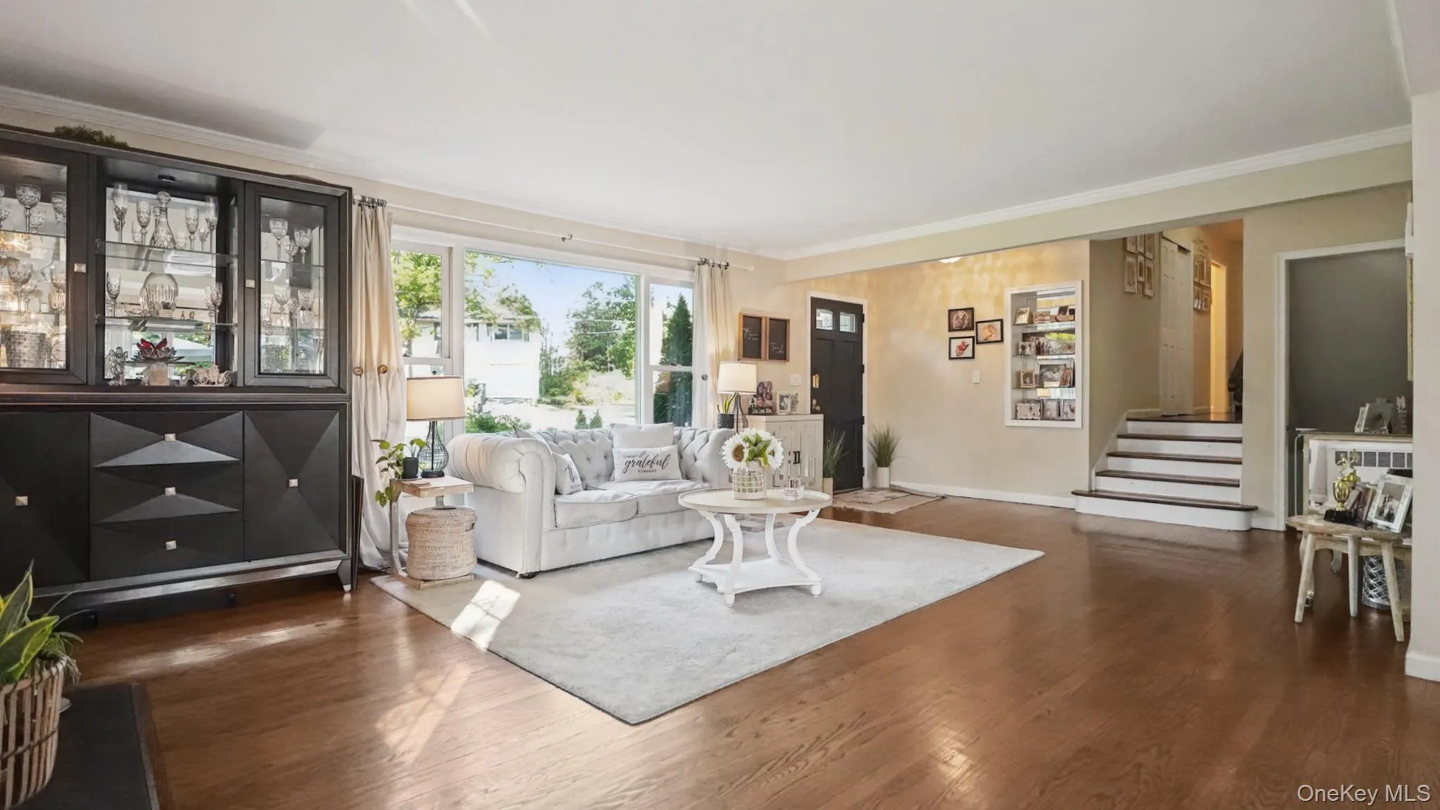 Hardwood flooring throughout the living space Hardwood flooring throughout the living space
