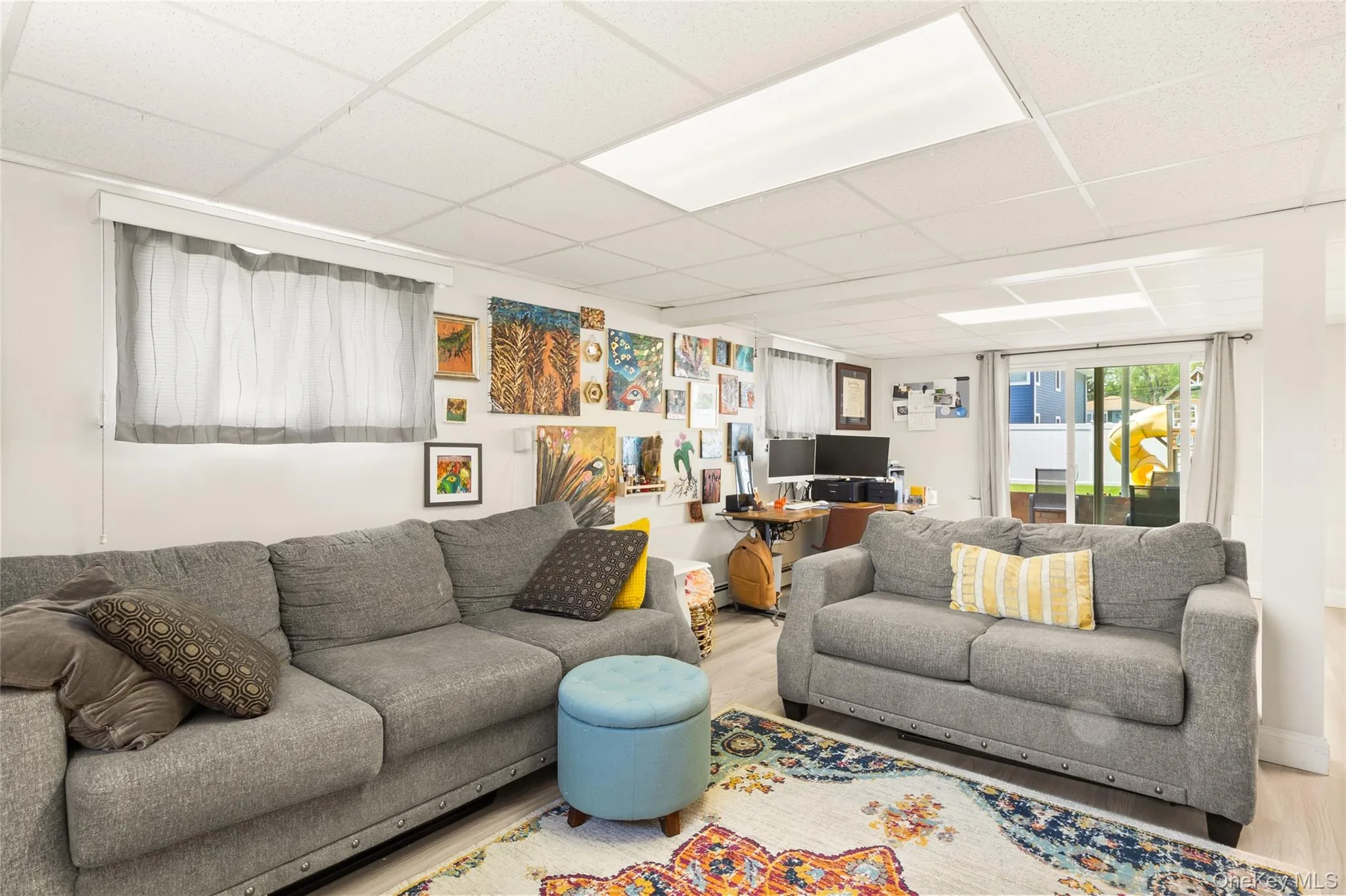donwstairs family room/office space donwstairs family room/office space