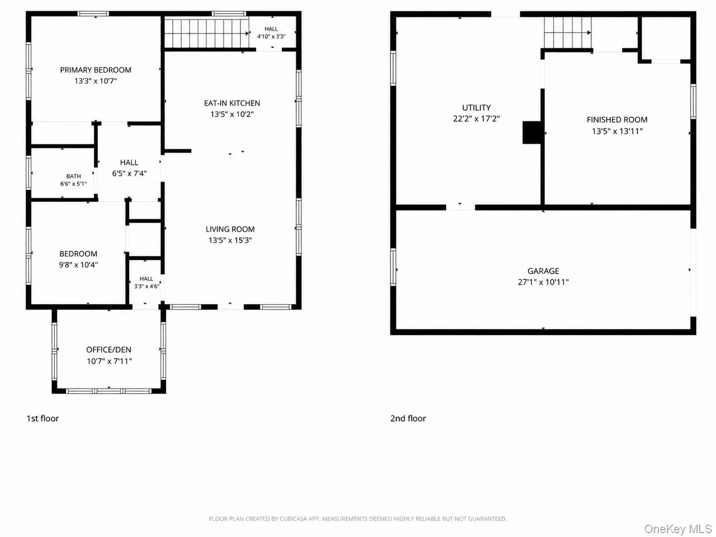 First and Second Floor Plan First and Second Floor Plan