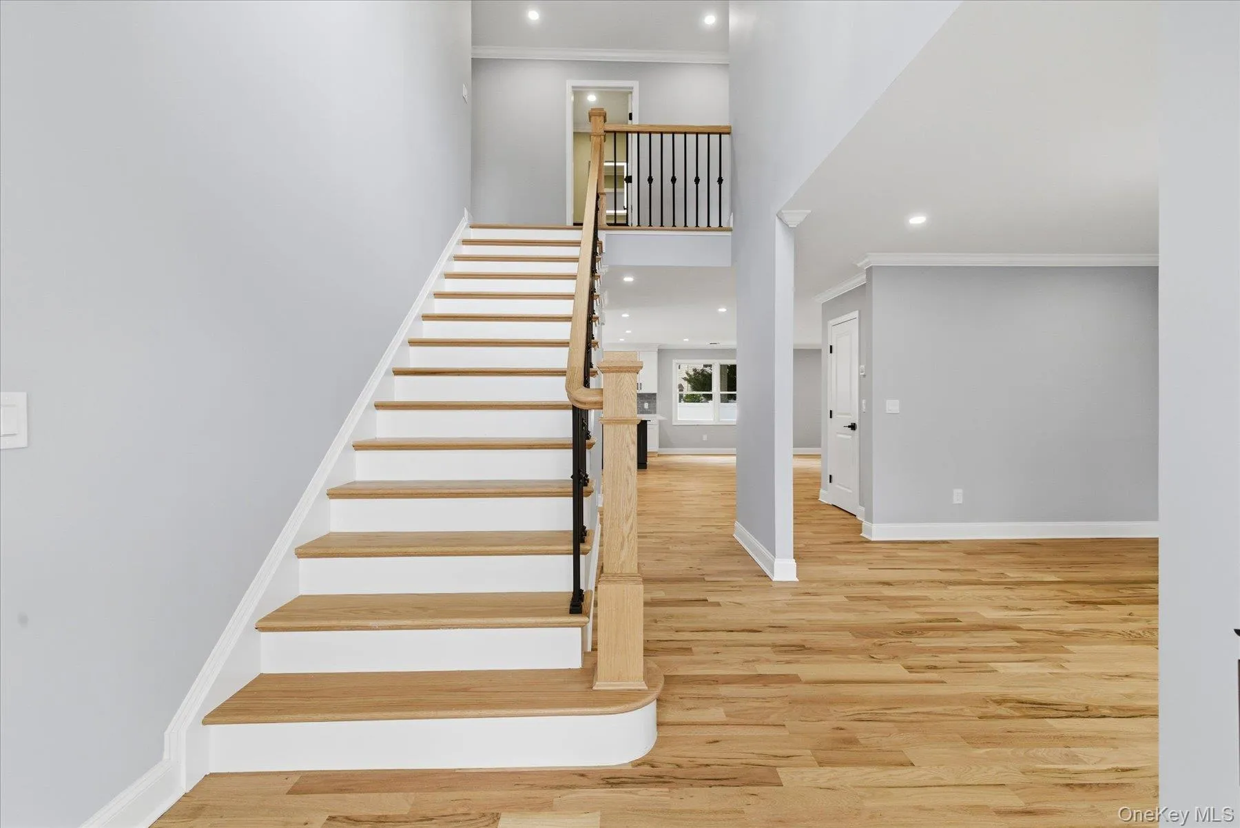 A luxurious oversized staircase A luxurious oversized staircase