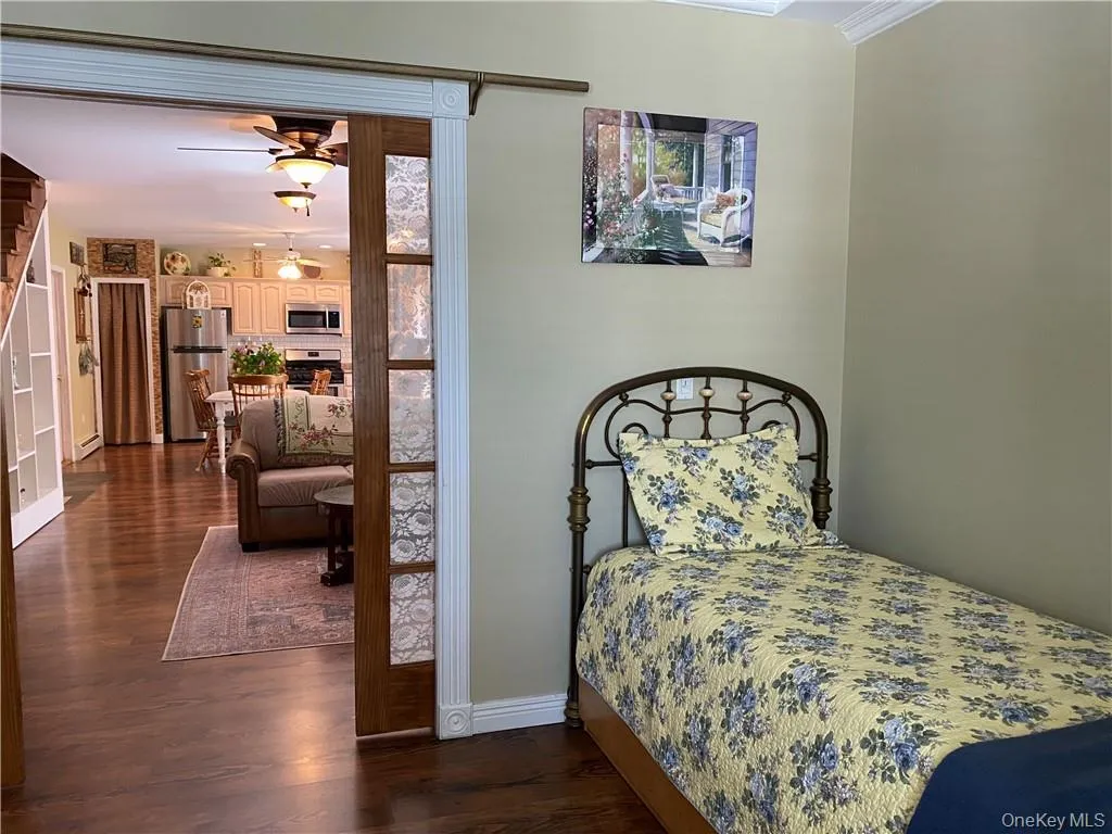first floor Bedroom with decorative doors first floor Bedroom with decorative doors