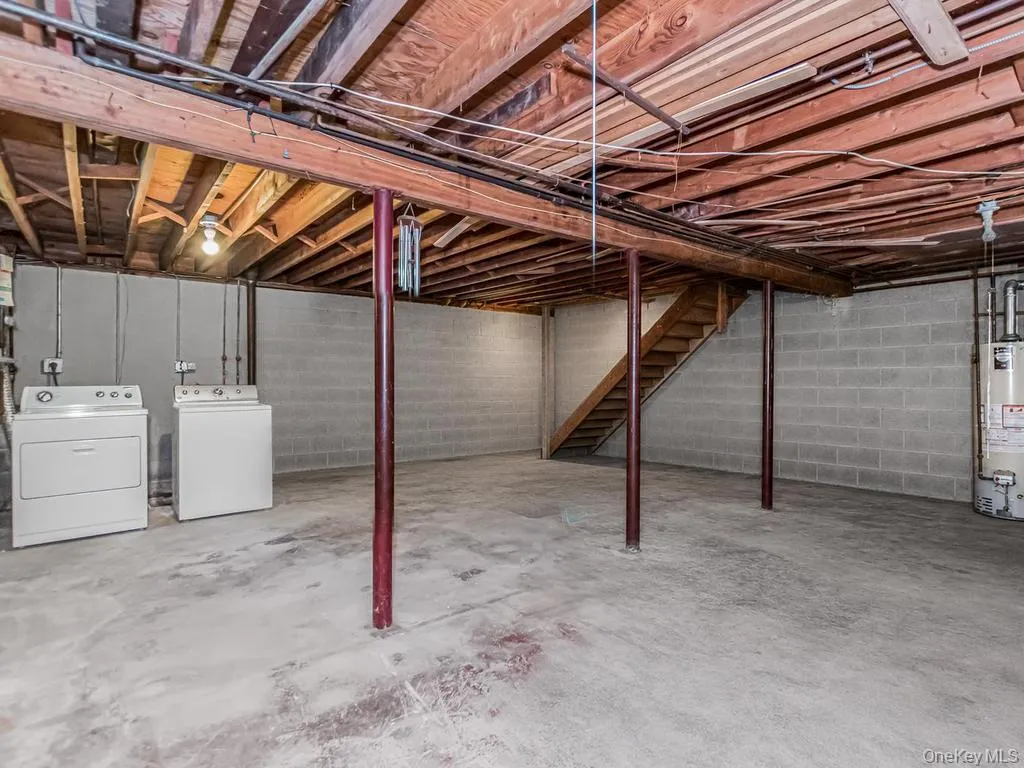 Full unfinished basement with high ceilings Full unfinished basement with high ceilings