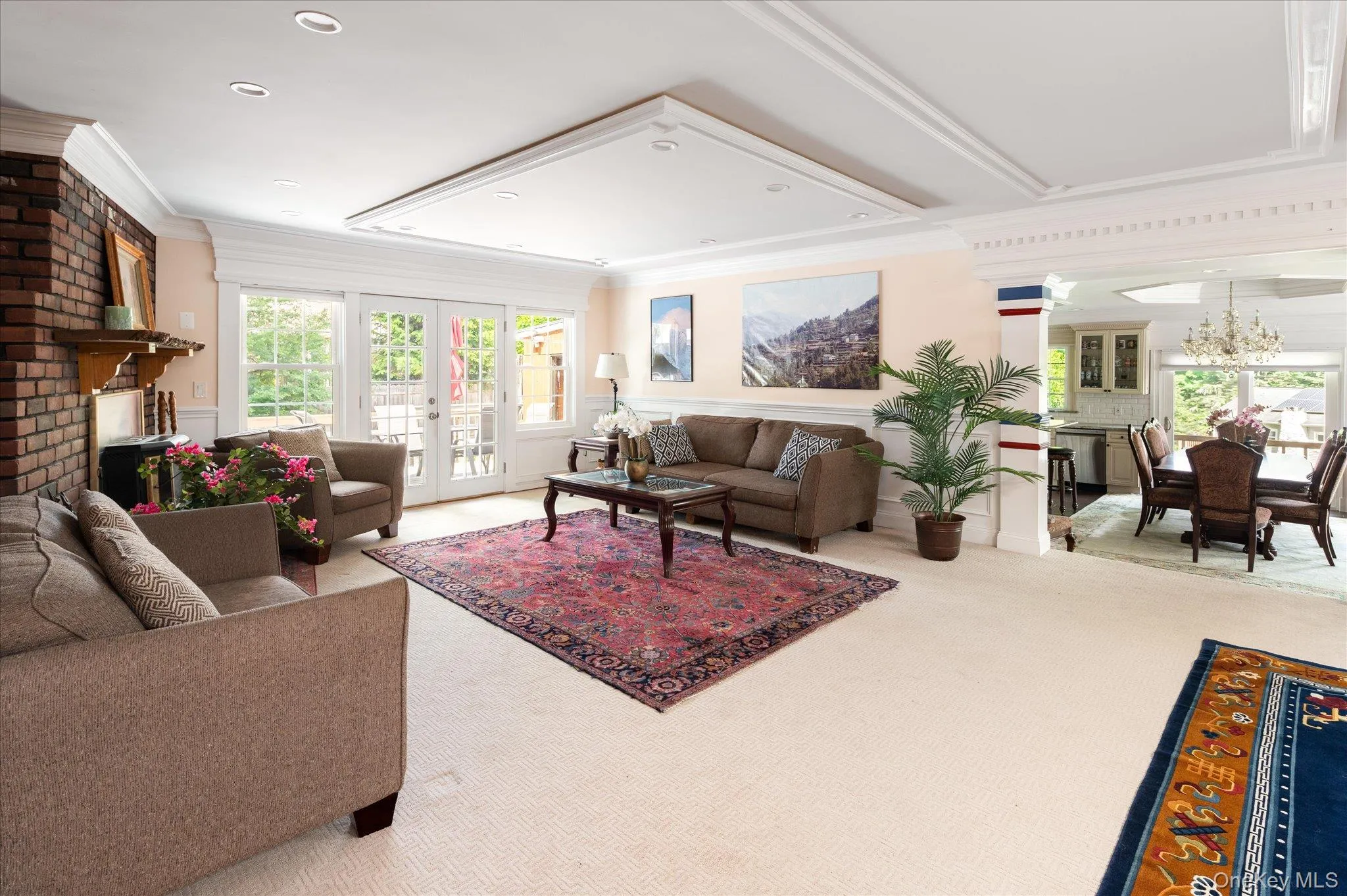 Living Room with Views of Dining Area Living Room with Views of Dining Area