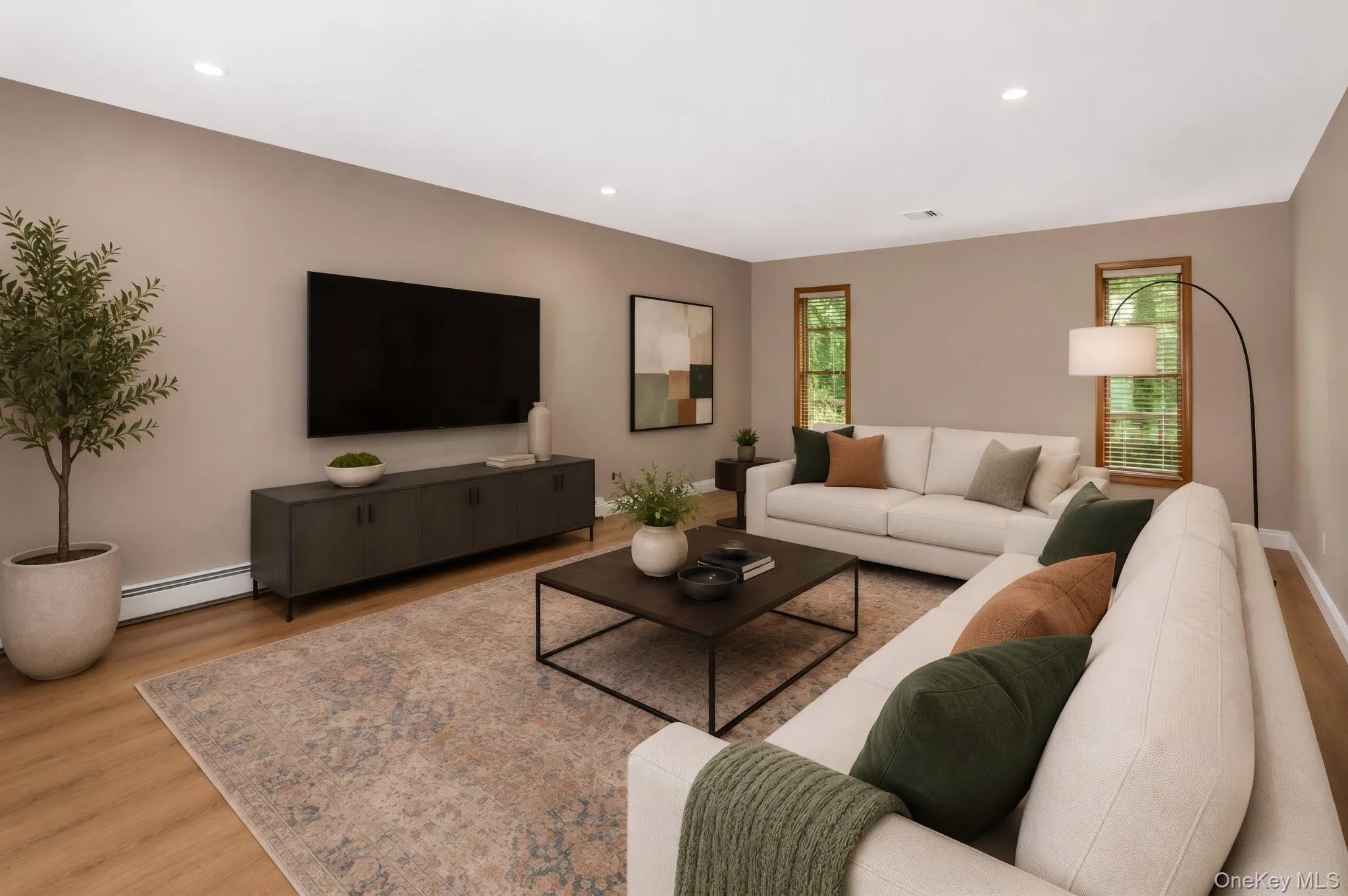 Virtually Staged Family Room Virtually Staged Family Room