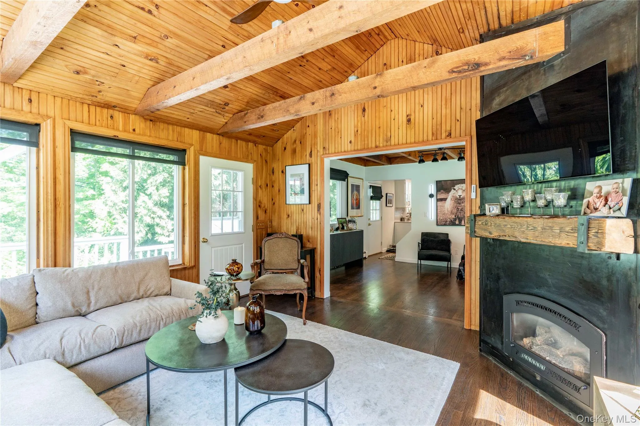 Custom Steel-welded Propane Fireplace with Reclaimed Wood Mantle Custom Steel-welded Propane Fireplace with Reclaimed Wood Mantle