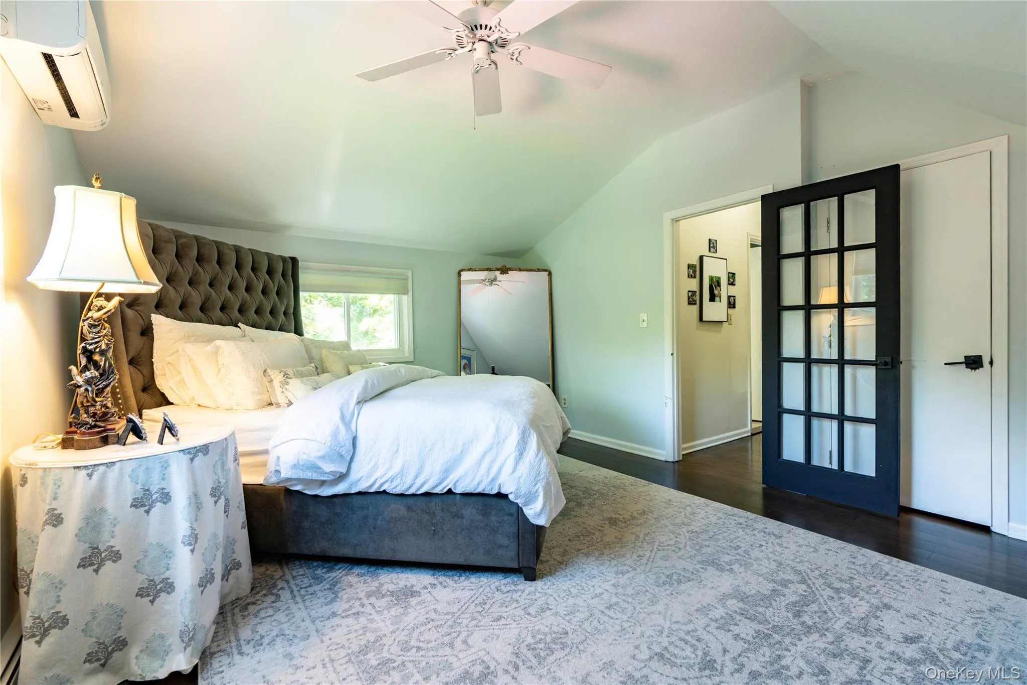 Primary Bedroom with Wood Floor, Large Closet and Ceiling Fan Primary Bedroom with Wood Floor, Large Closet and Ceiling Fan