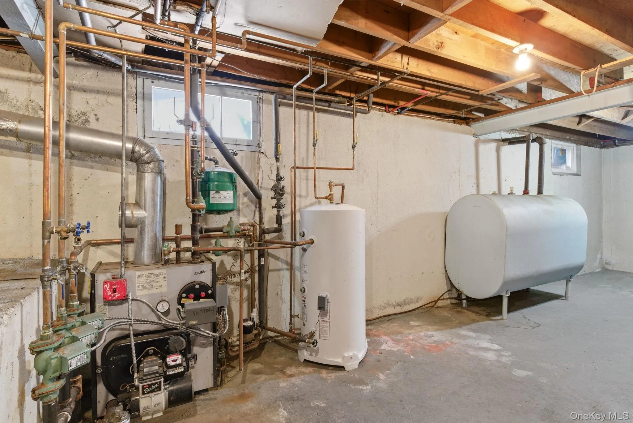 Utilities area in basement Utilities area in basement