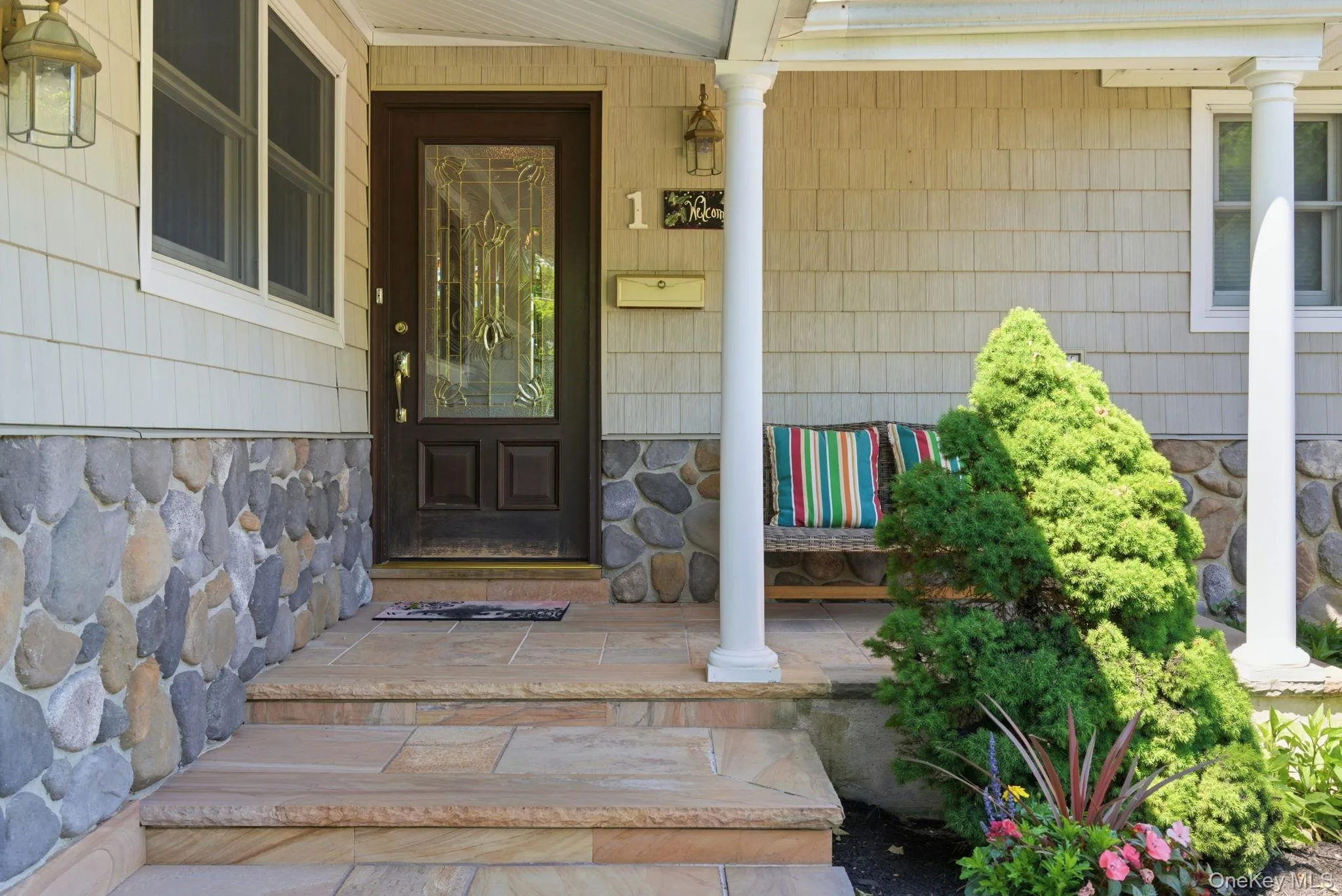 Welcoming front porch Welcoming front porch