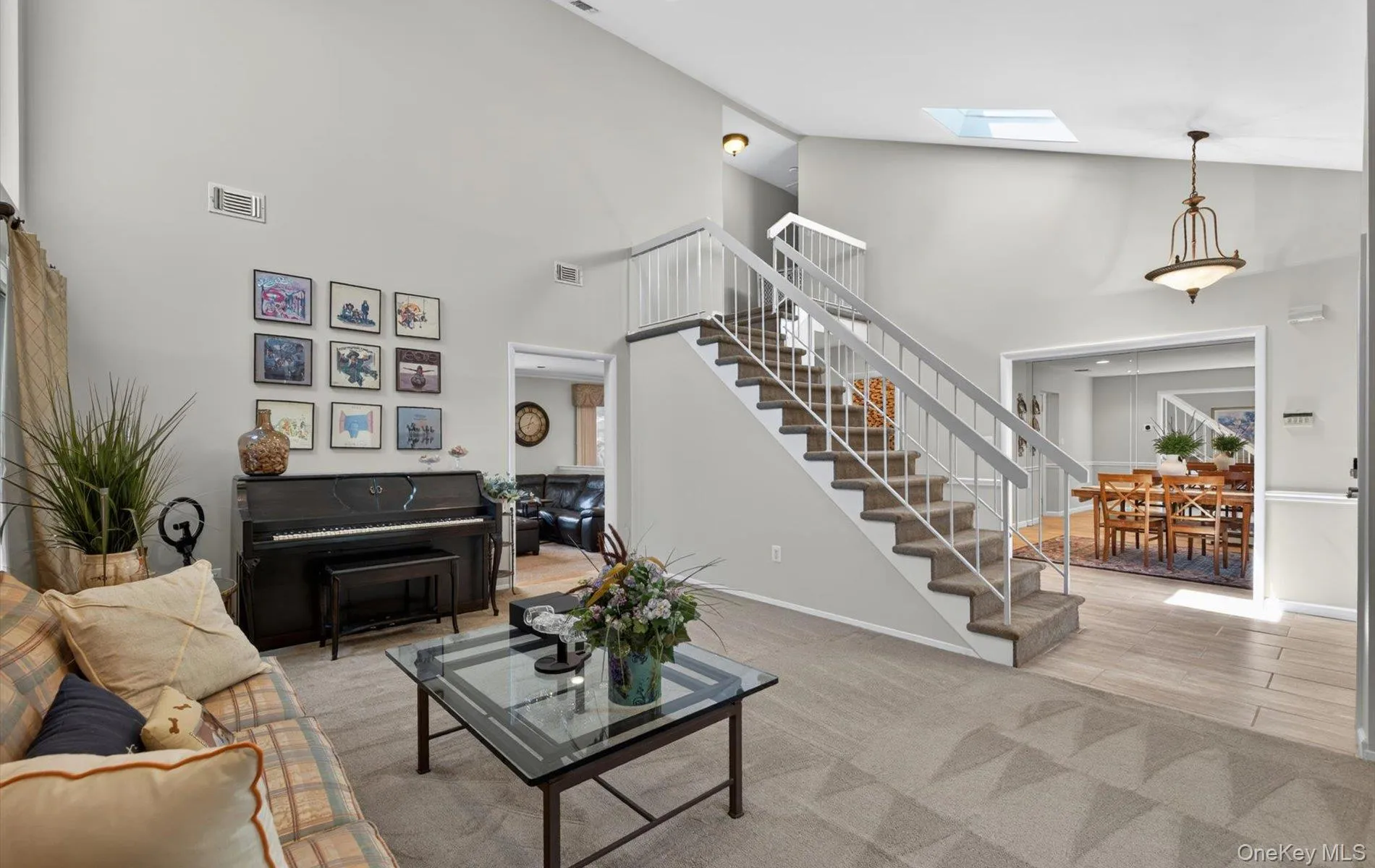 Formal Living RoomVaulted to second level Formal Living RoomVaulted to second level