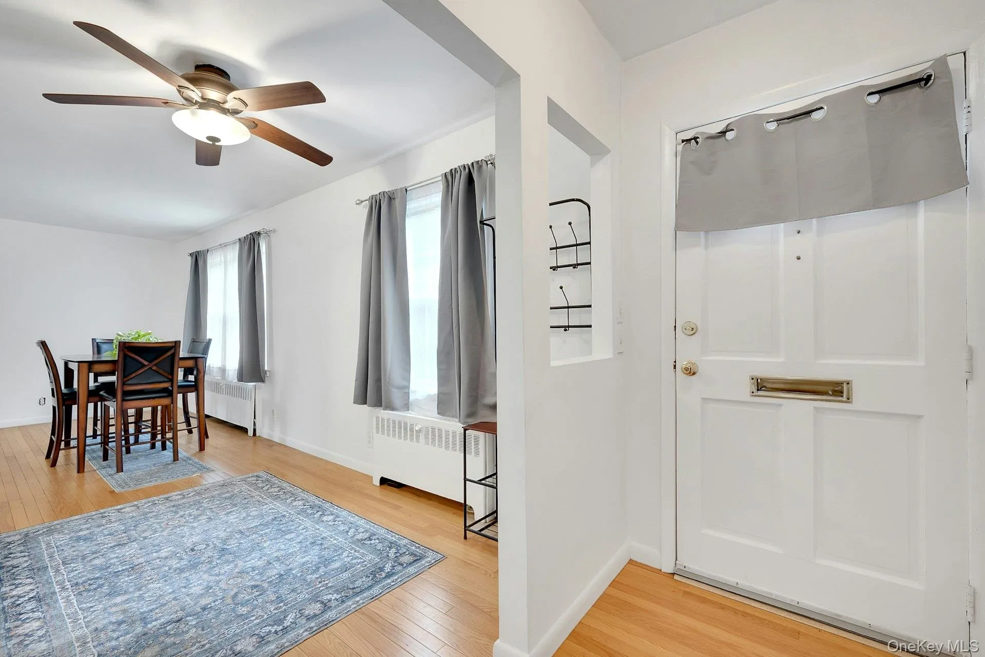 Foyer with large closet leading into unit Foyer with large closet leading into unit
