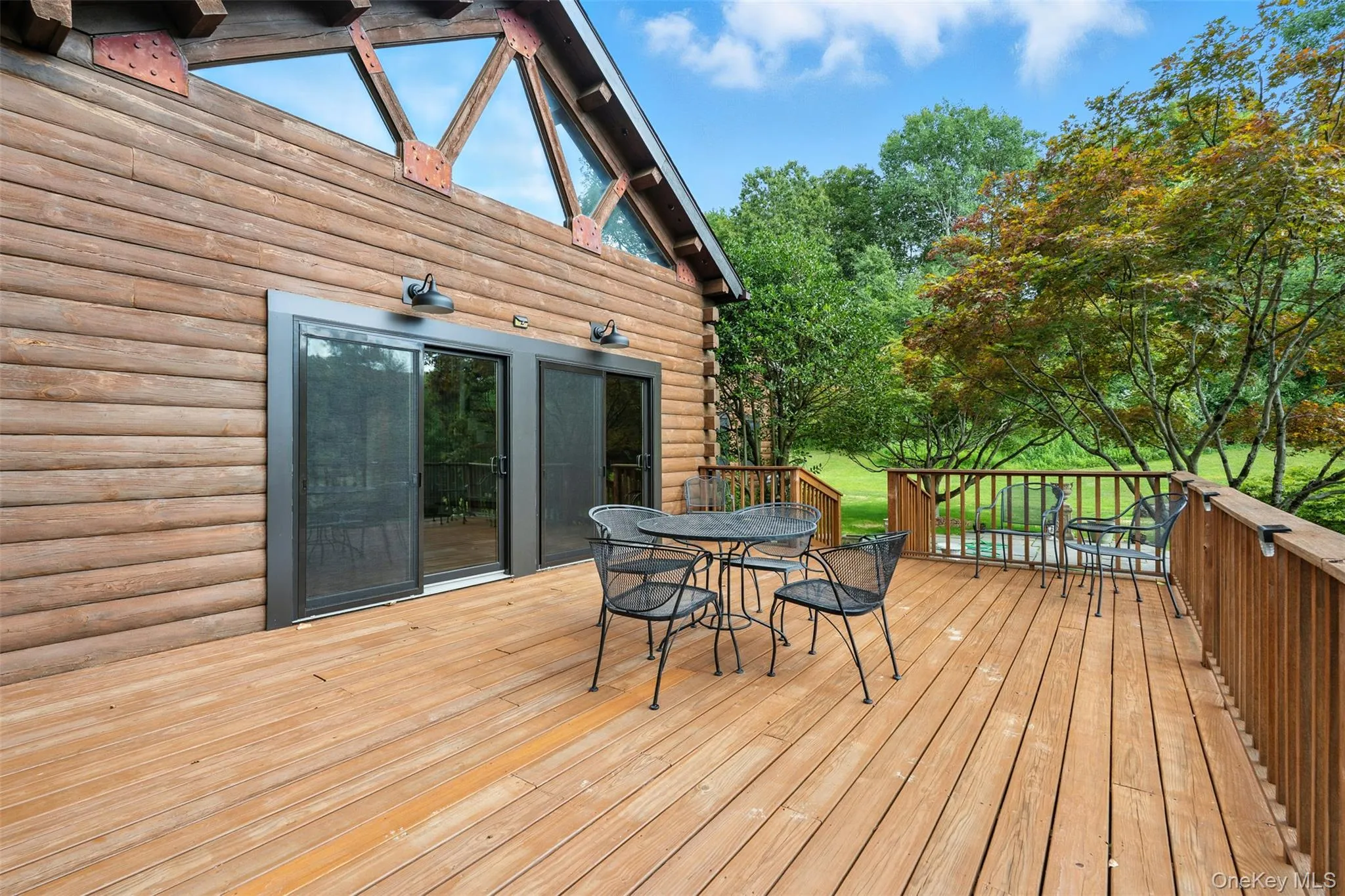 Deck featuring outdoor dining area Deck featuring outdoor dining area