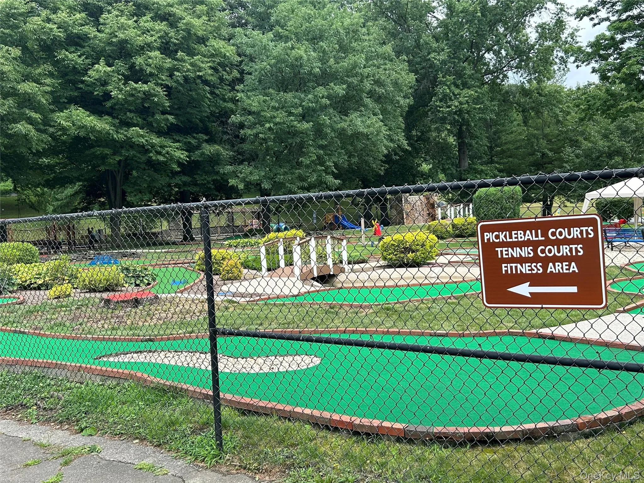 Nearby Tibbetts Brook Park features FREE Pickelball and Tennis courts, fitness area andMiniature golf shown above for a fee Nearby Tibbetts Brook Park features FREE Pickelball and Tennis courts, fitness area andMiniature golf shown above for a fee