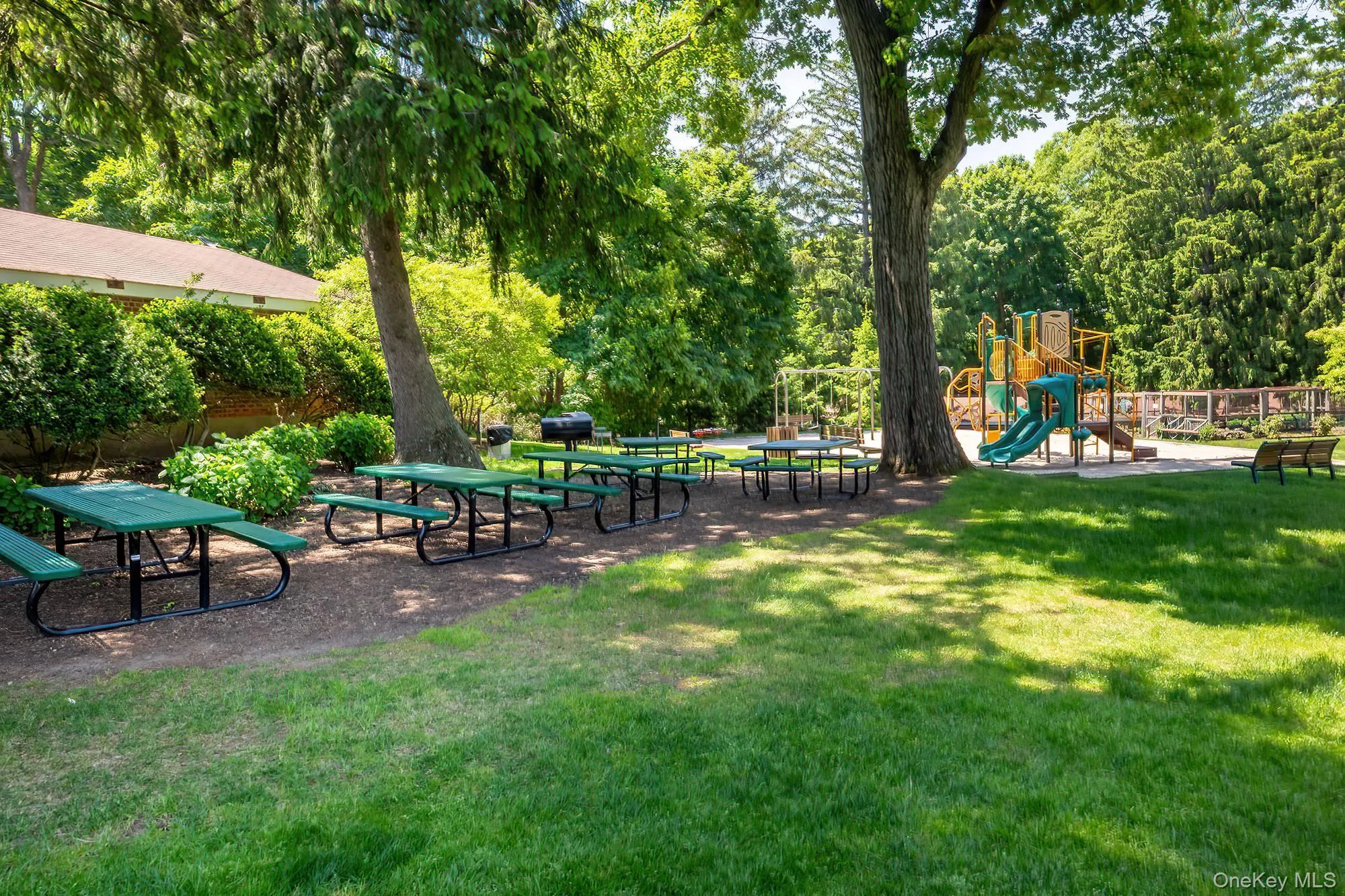 Picnic area and playground Picnic area and playground