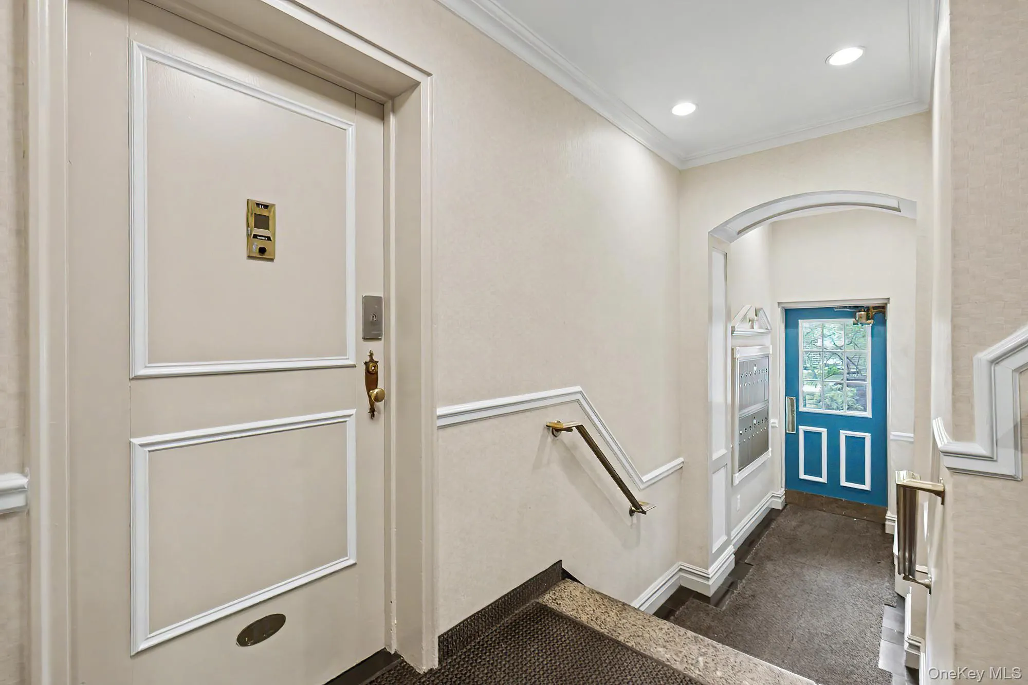 Interior entrance to unit Interior entrance to unit