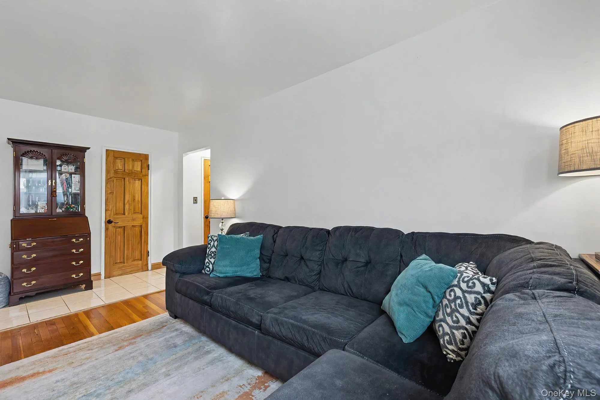 Living room with hardwood floors Living room with hardwood floors