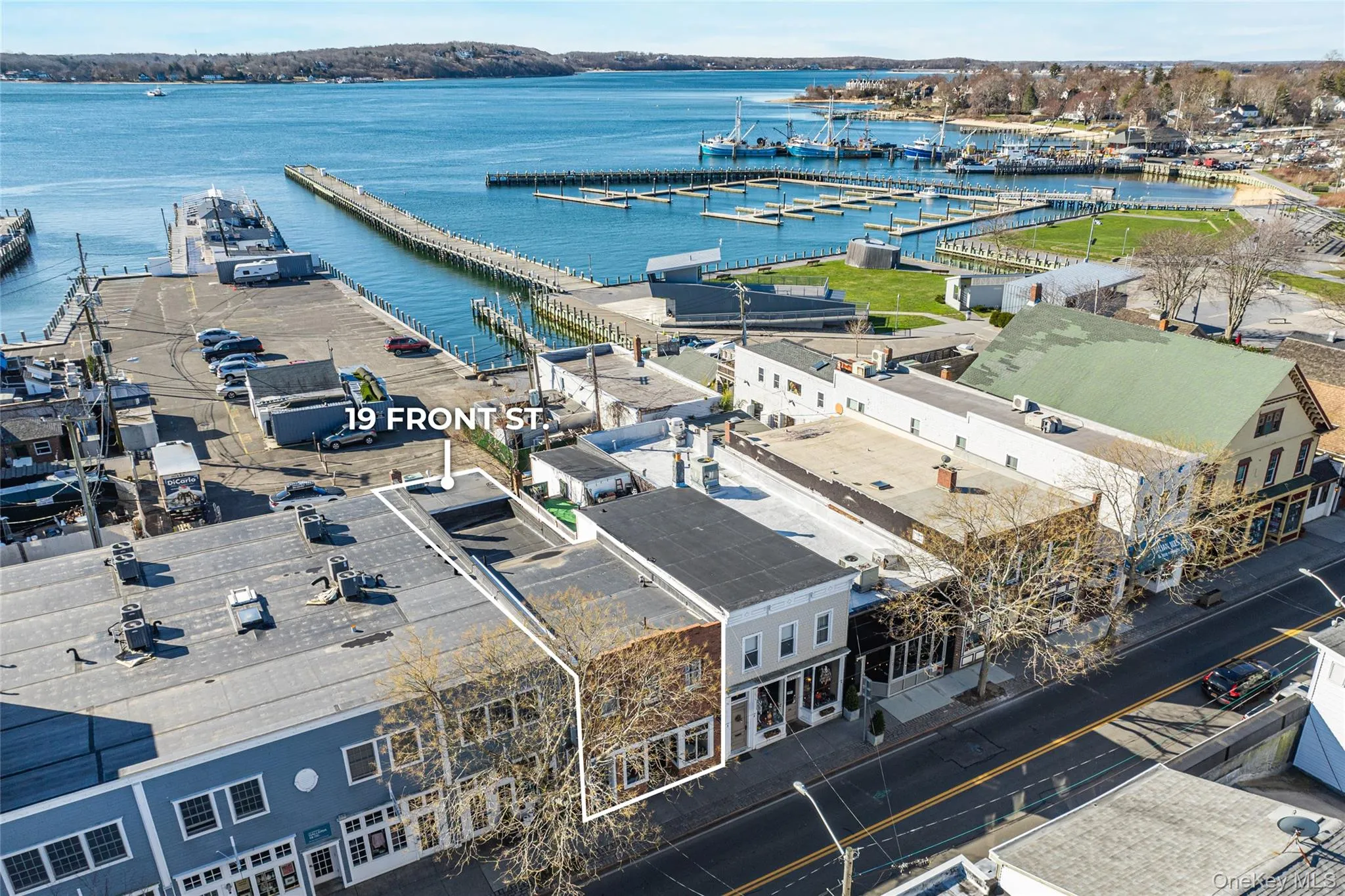 Birds eye view of property with a water view Birds eye view of property with a water view