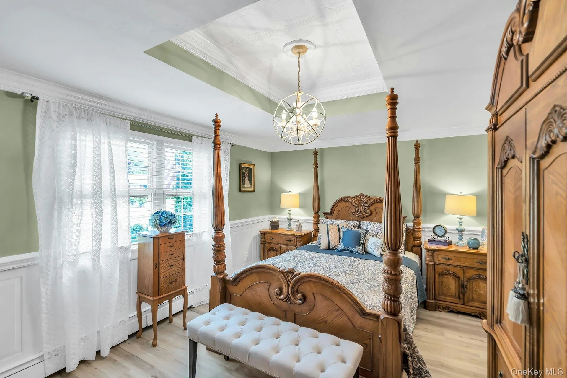 Primary Bedroom With Tray Ceiling Primary Bedroom With Tray Ceiling