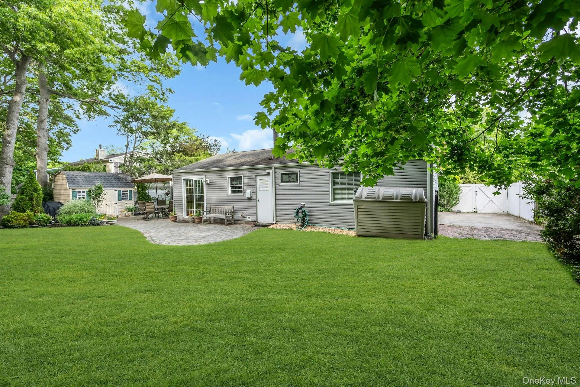 Backyard With Second Shed and Concrete Storage Area for Boat or RV Backyard With Second Shed and Concrete Storage Area for Boat or RV