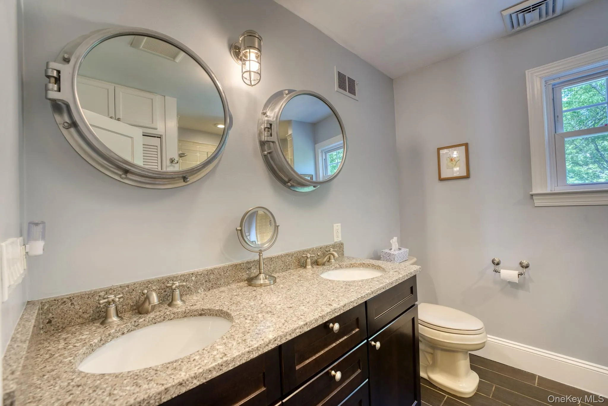 Bathroom With His/Her Sinks Bathroom With His/Her Sinks