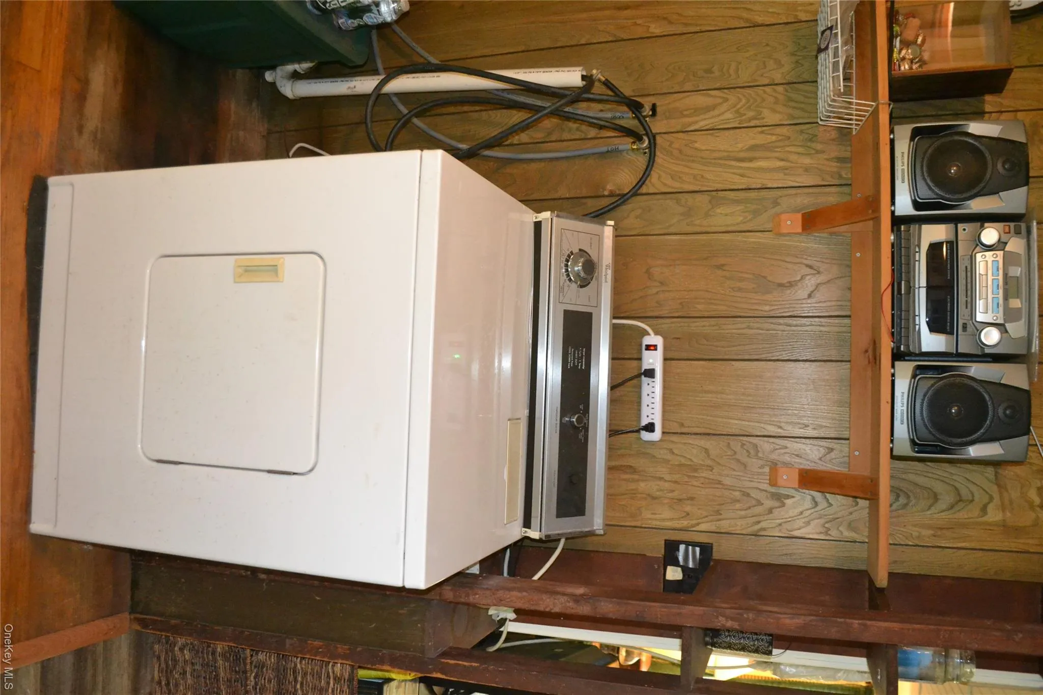 Dryer and washer hookup Dryer and washer hookup
