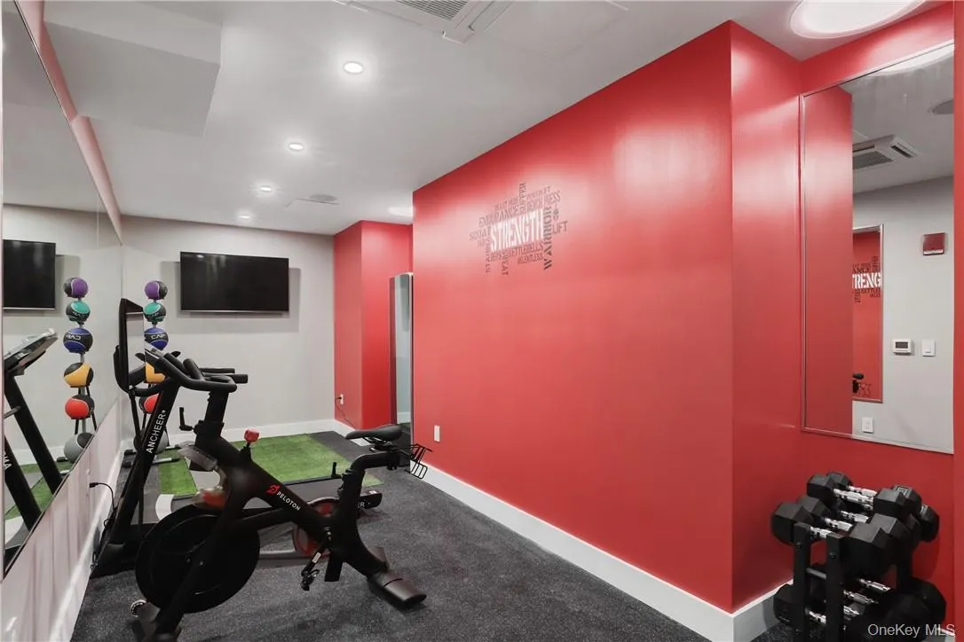 Shared fitness room Shared fitness room