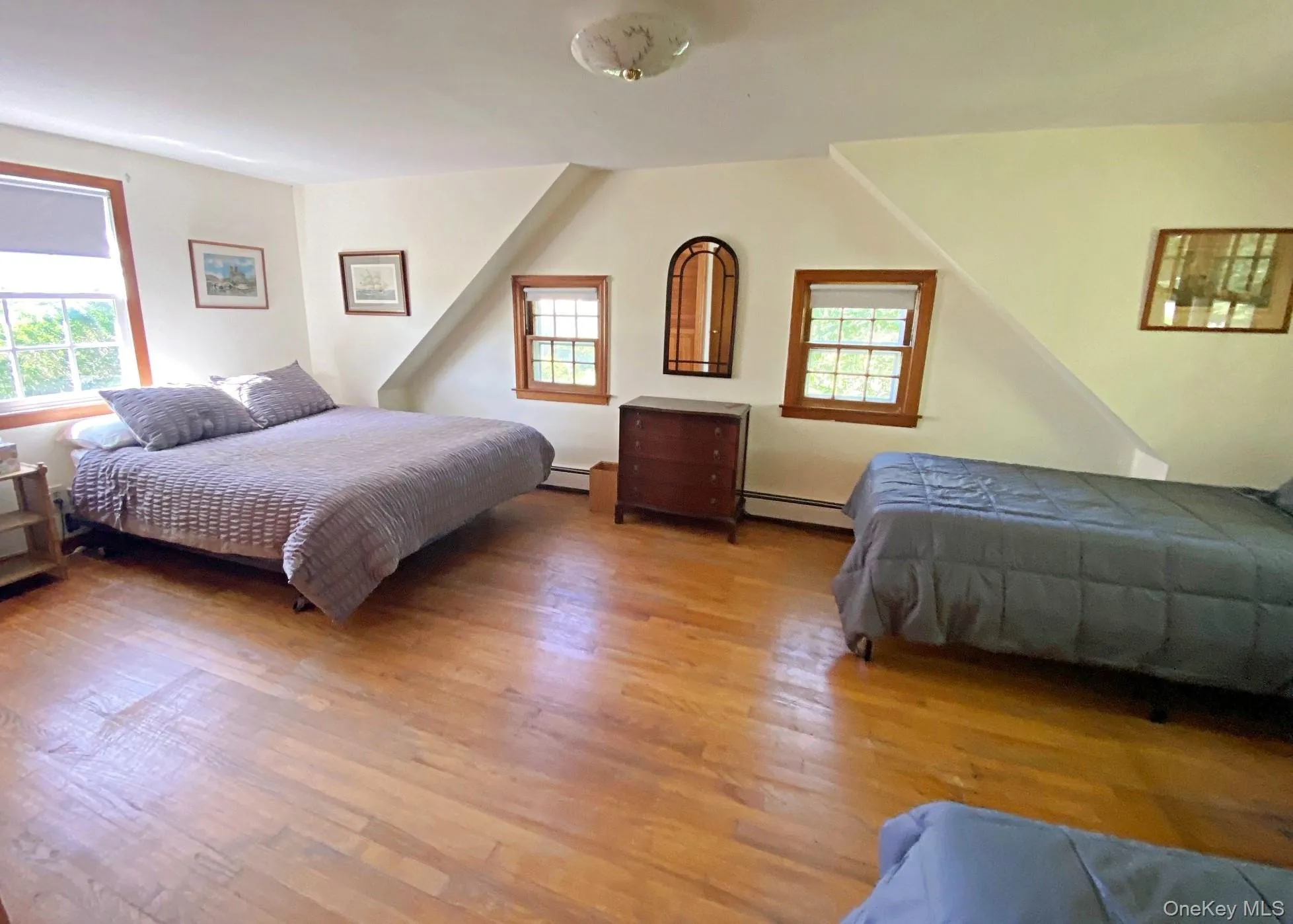 Large bedroom with water views Large bedroom with water views