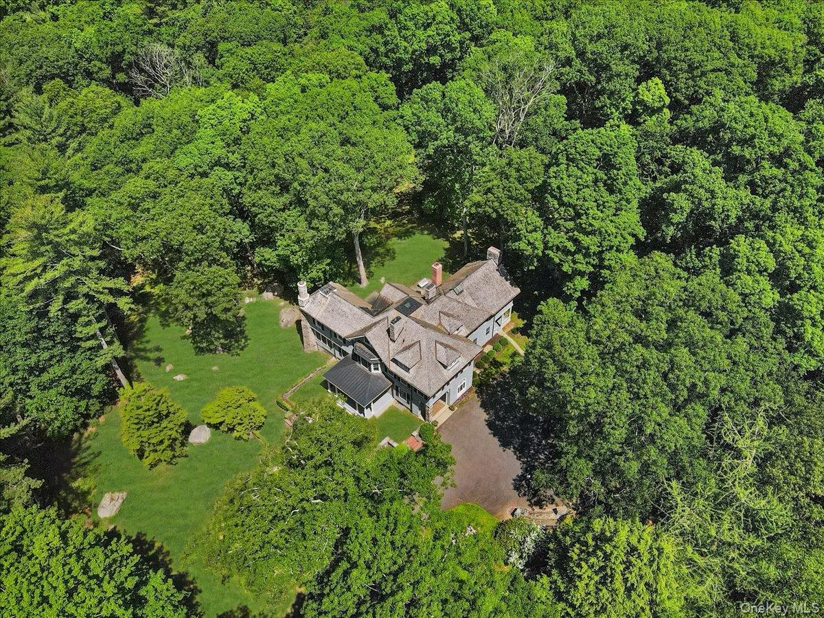 Aerial view of house and property Aerial view of house and property