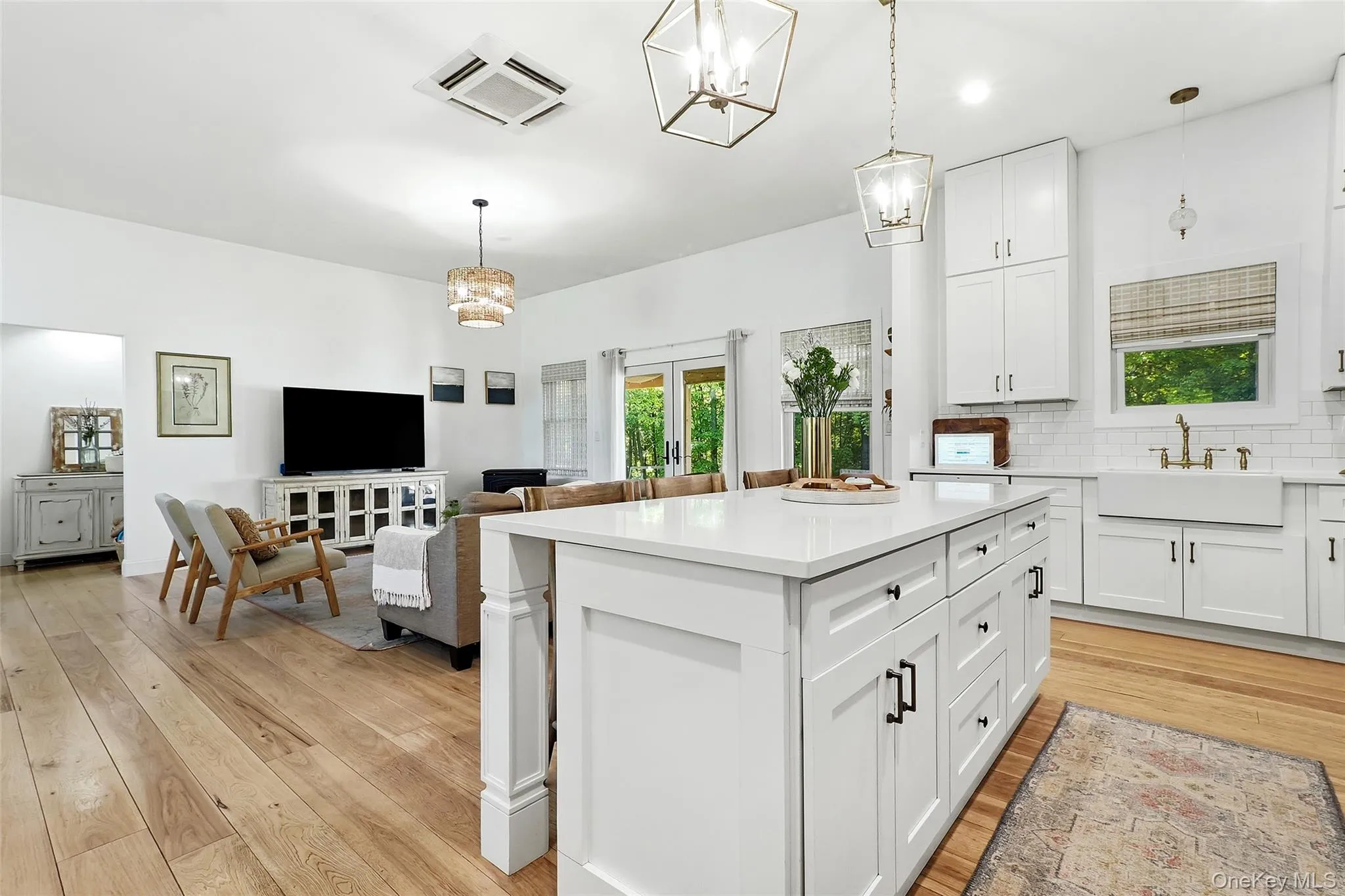 Kitchen overlooking the main living spaces Kitchen overlooking the main living spaces