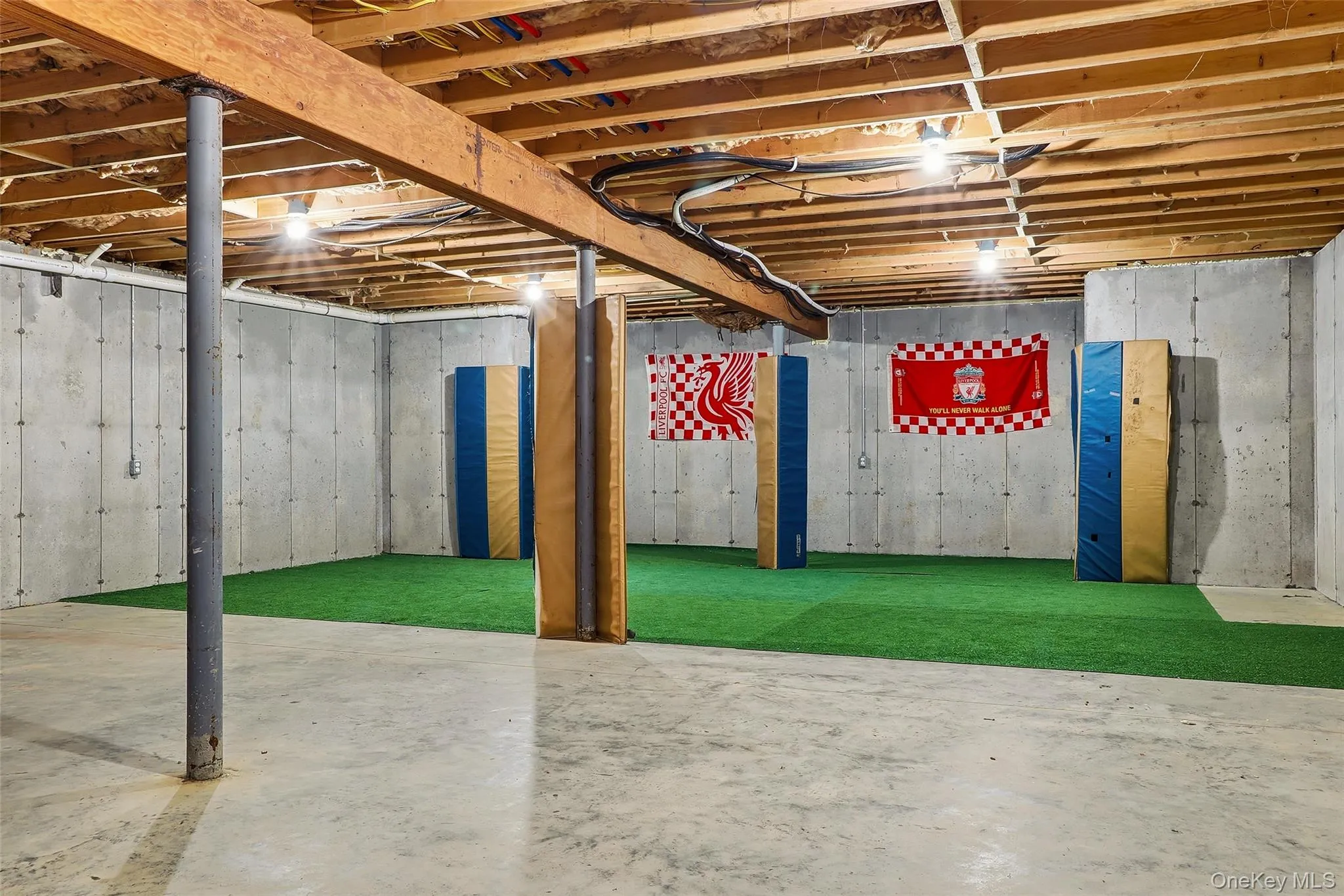 Expansive unfinished basement ready for your vision Expansive unfinished basement ready for your vision