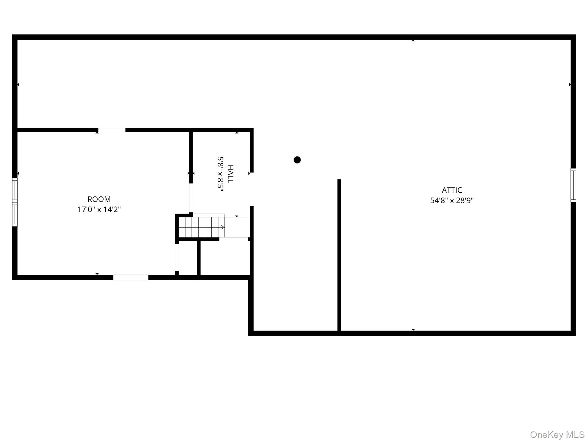 Walk-up attic Walk-up attic