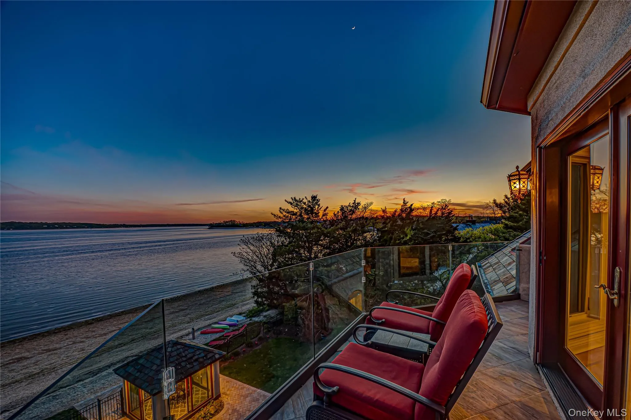 Balcony featuring a water view Balcony featuring a water view